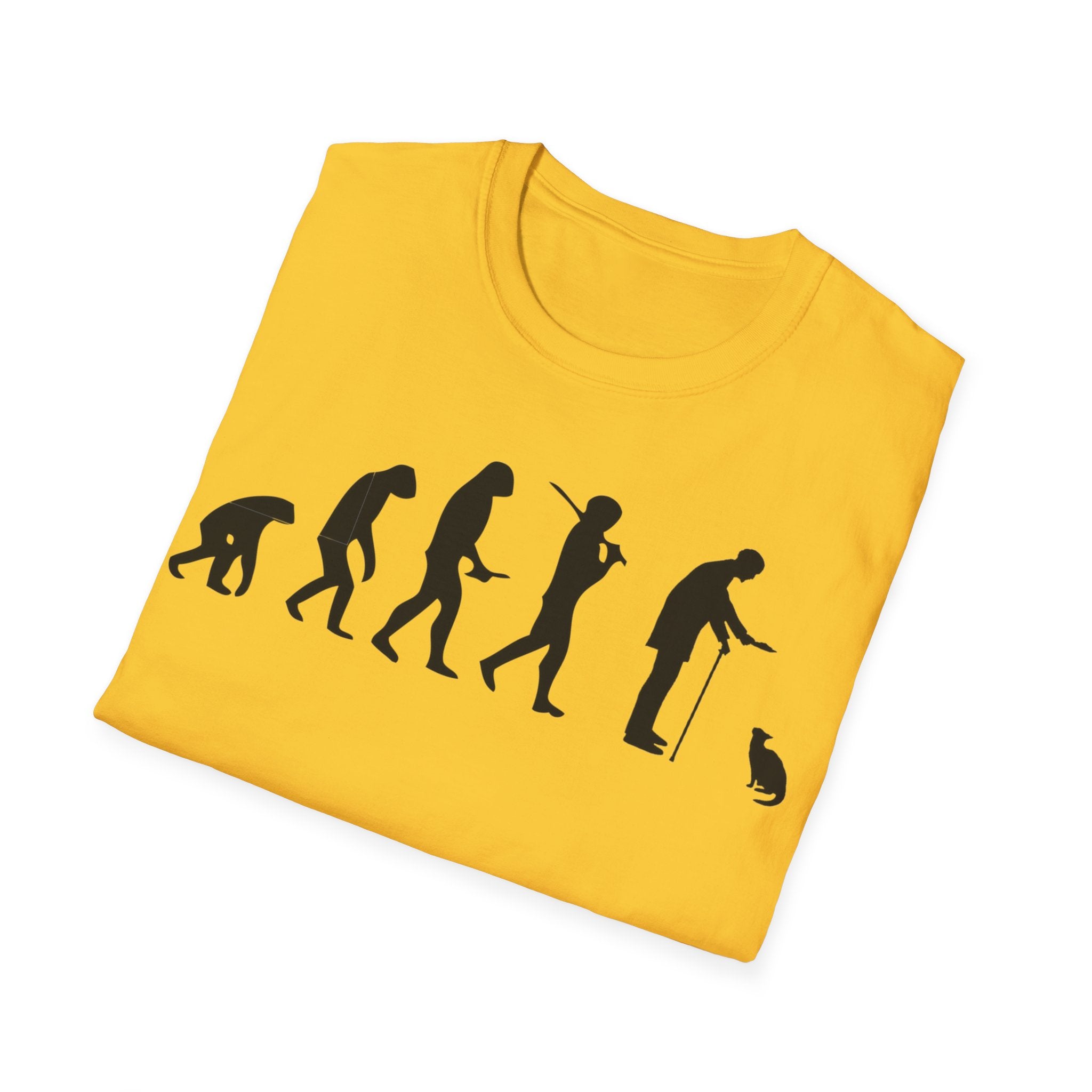 Cat Lover evolution Unisex Softstyle T-Shirt