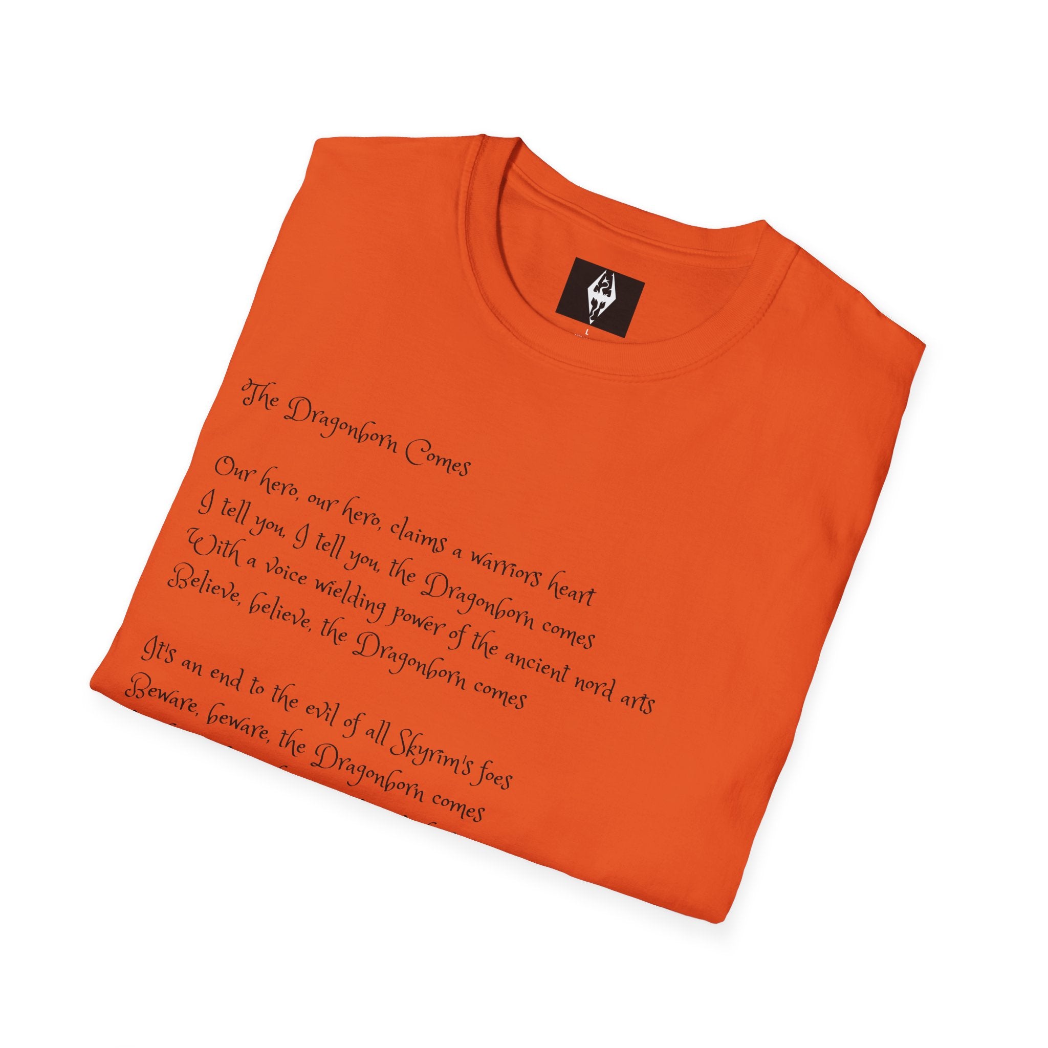 'The Dragonborn comes' Unisex Softstyle T-Shirt
