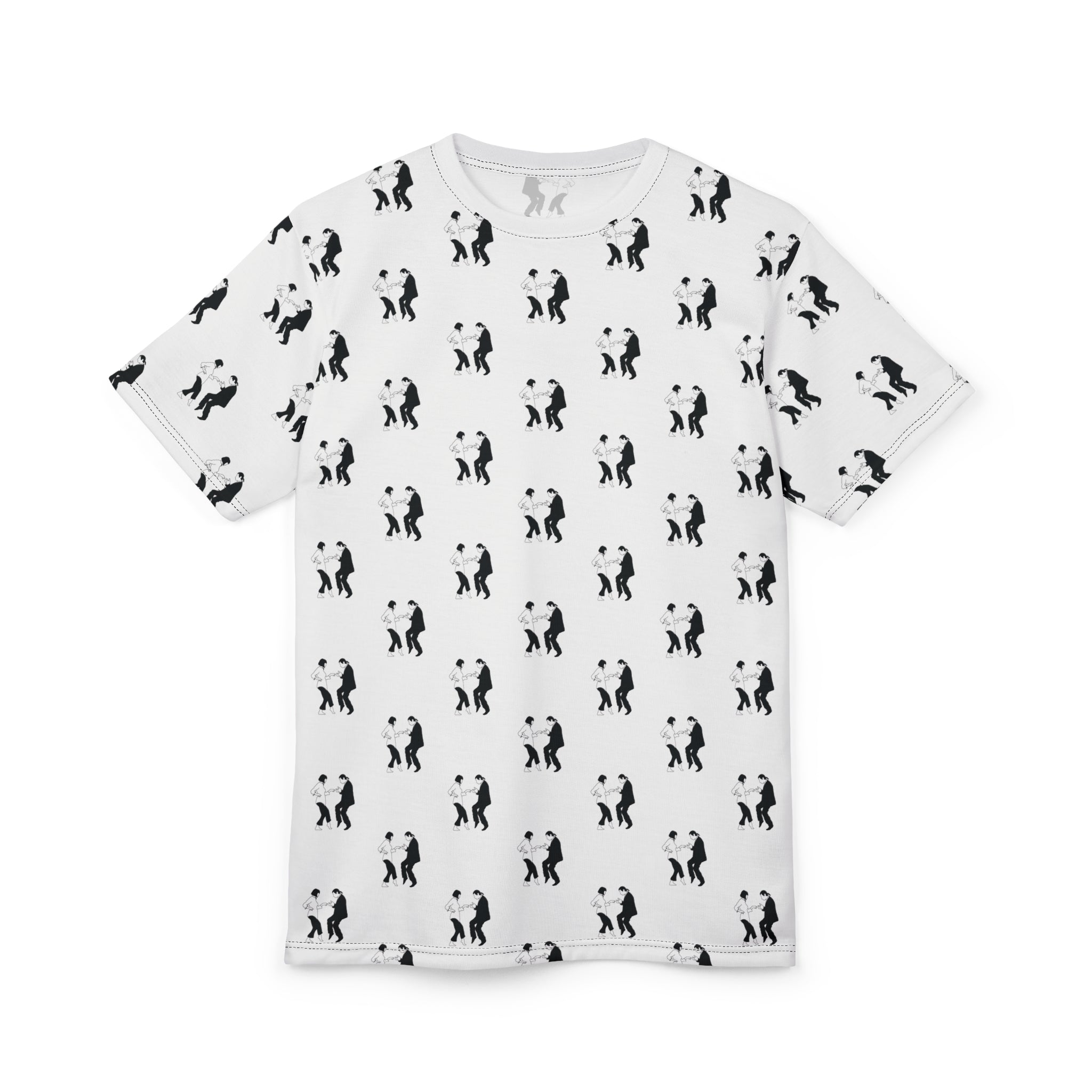 Jack Rabbit Slims dance Pulp Fiction inspired Unisex Cut & Sew Tee (AOP)