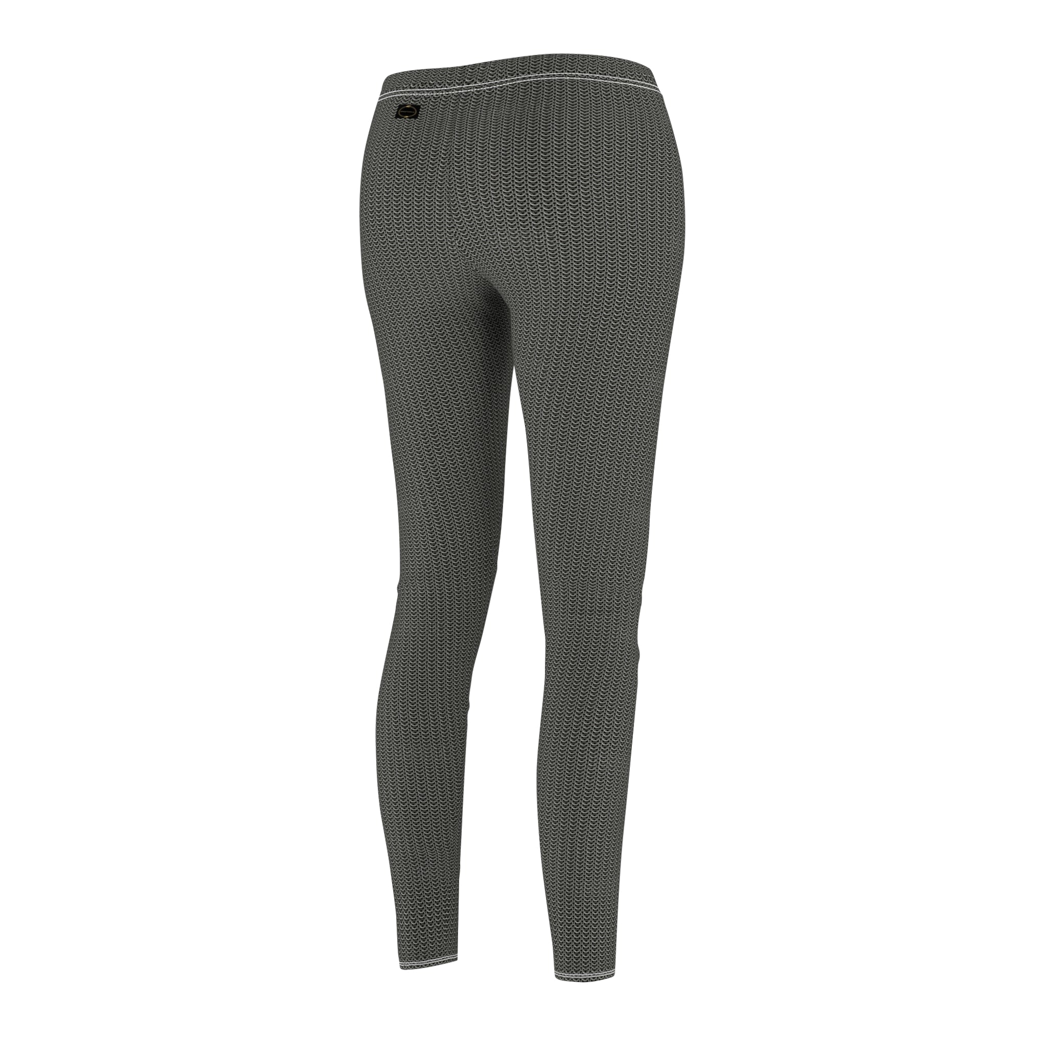 Fabled Fashion Chainmail effect Women's Cut & Sew Casual Leggings (AOP)