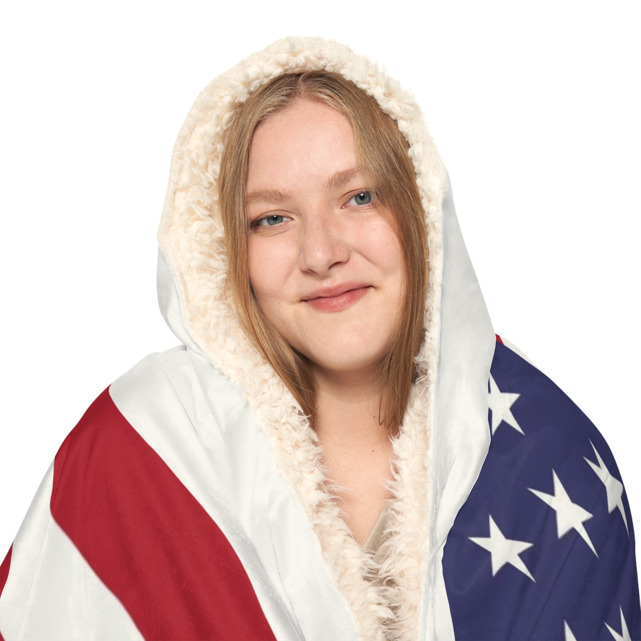 USA flag Snuggle Blanket