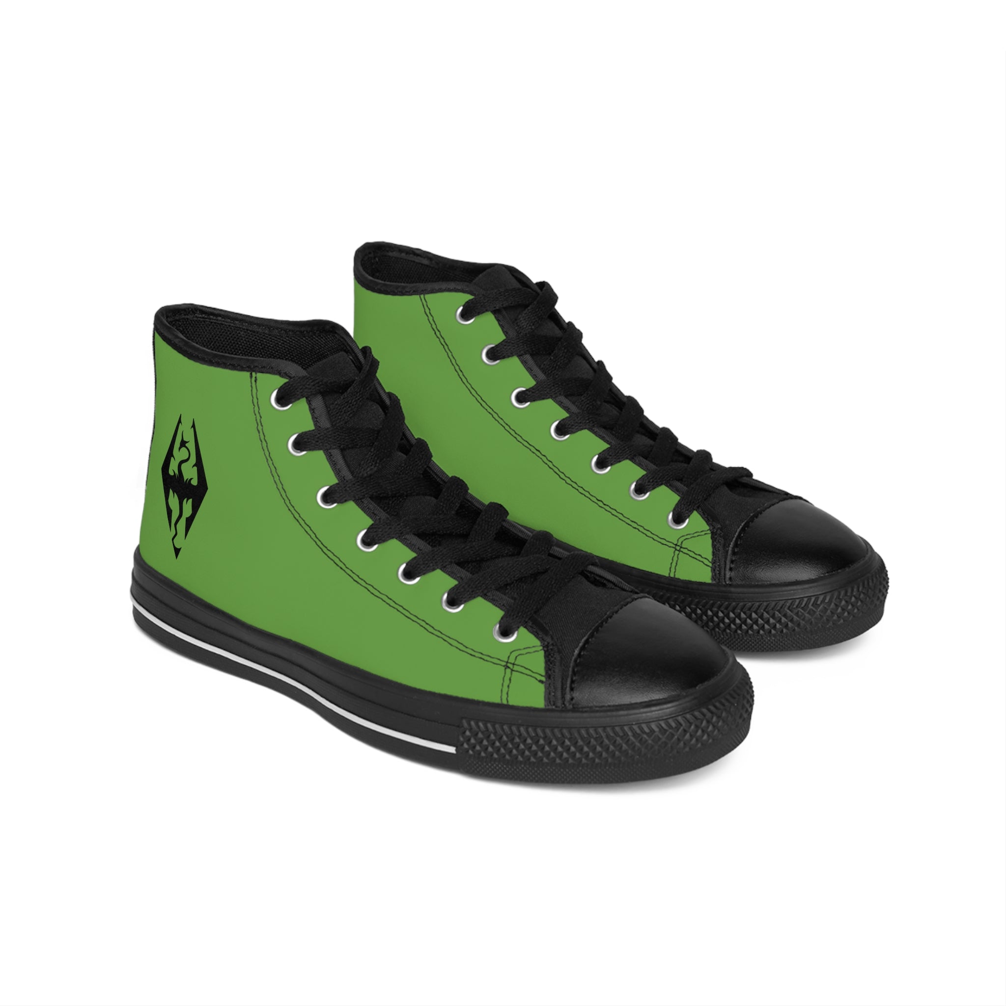 Dragonborn Men's Classic Sneakers (Green)