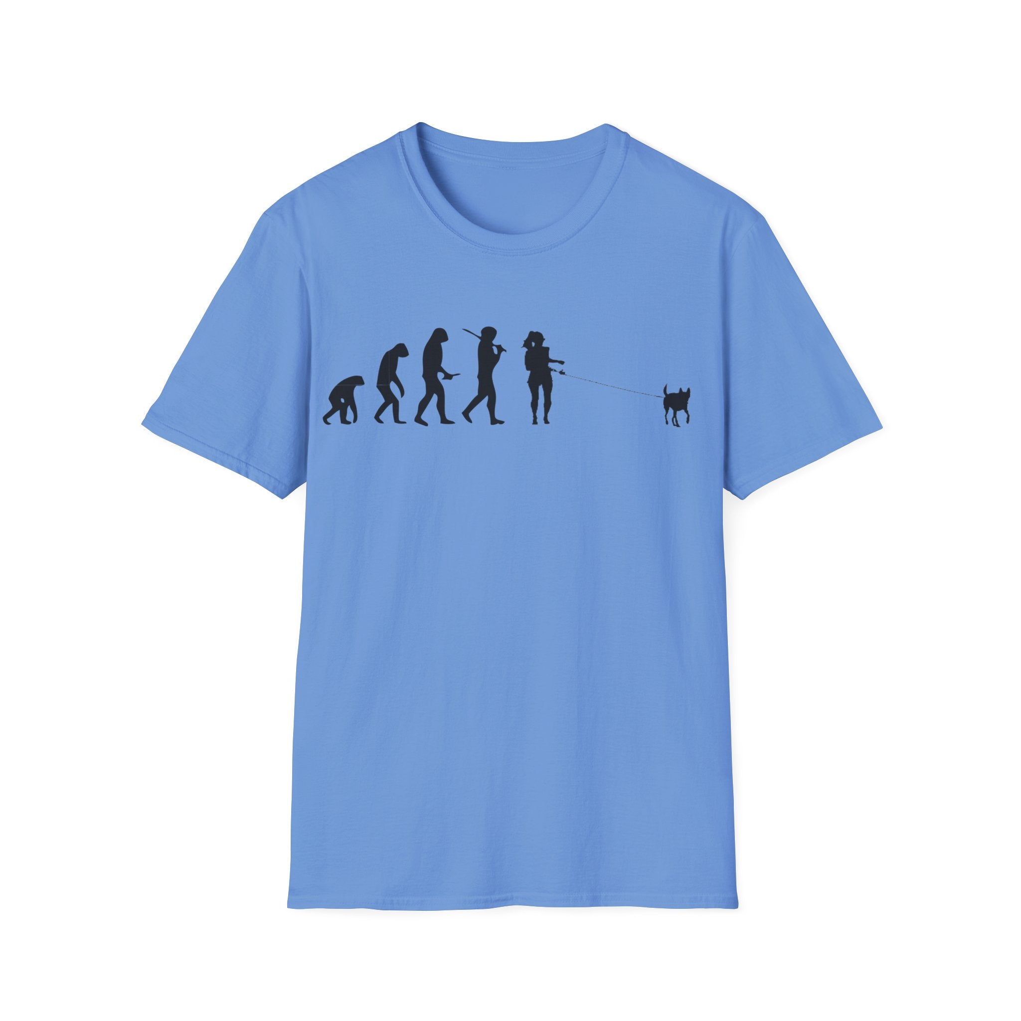 Dog walker evolution Unisex Softstyle T-Shirt