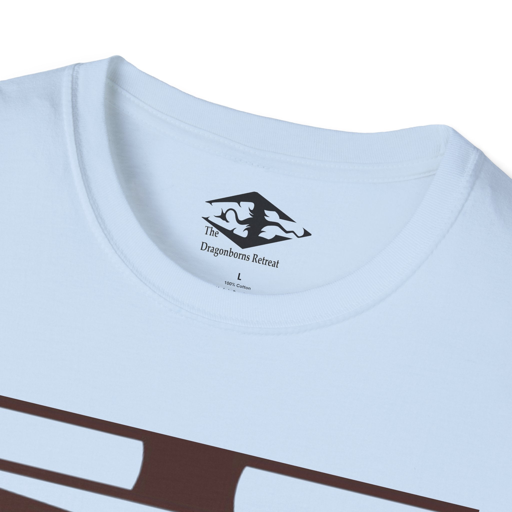 Travel Backgammon Board Unisex Softstyle T-Shirt (pieces not included)
