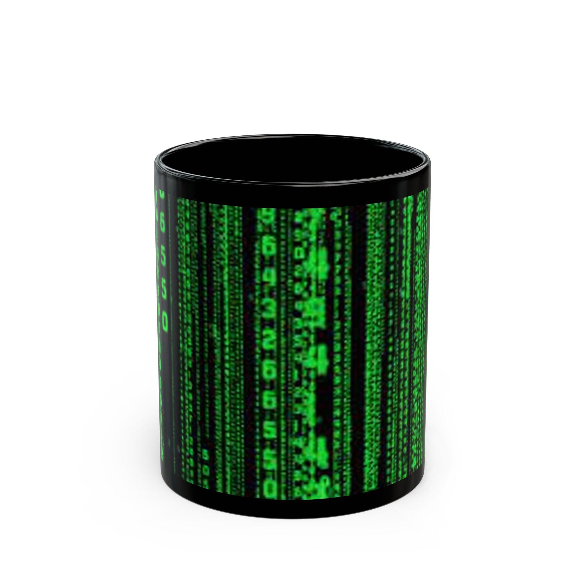 Matrix code 11oz Black Mug