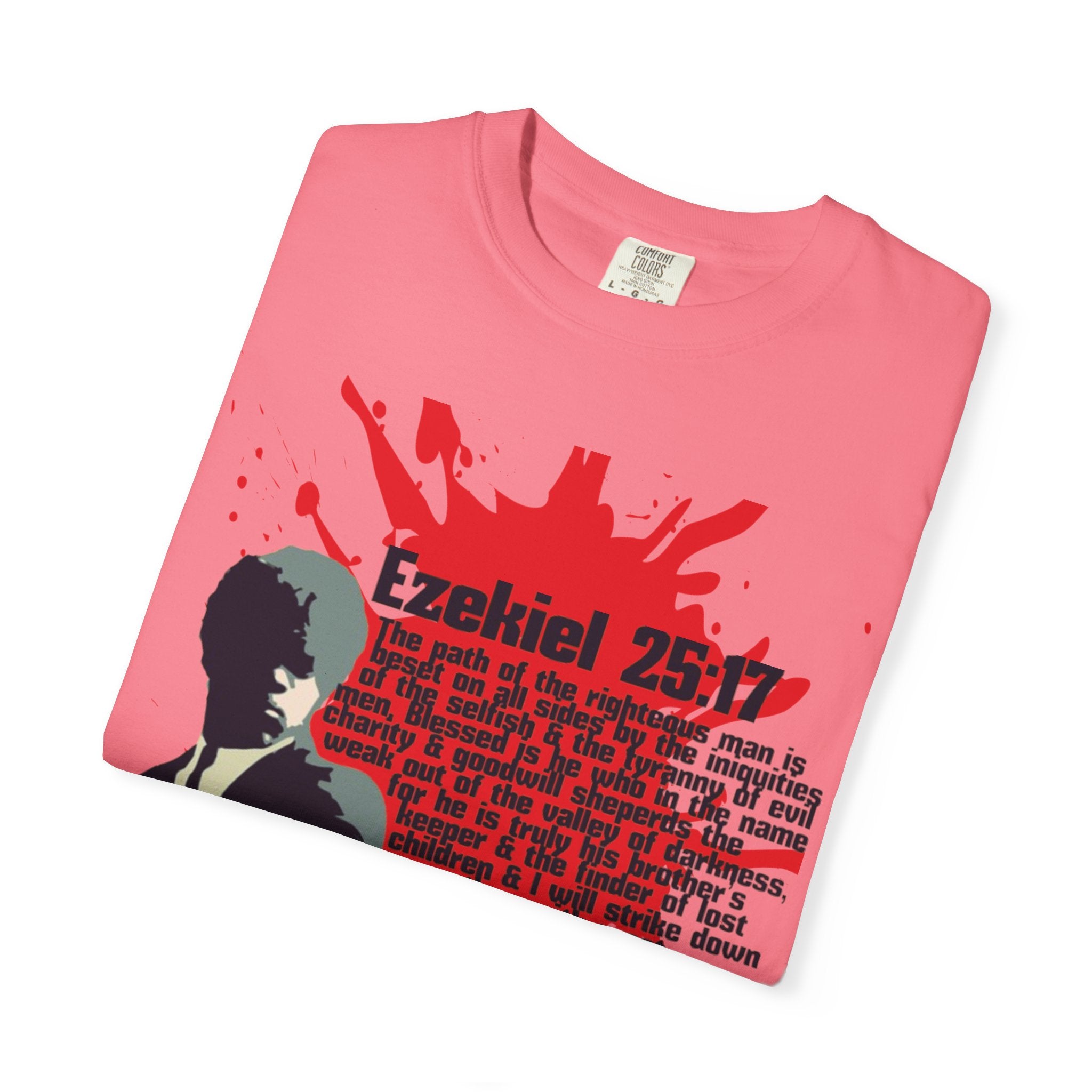 Pulp Fiction inspired Ezekiel 25:17 Unisex Garment-Dyed T-shirt