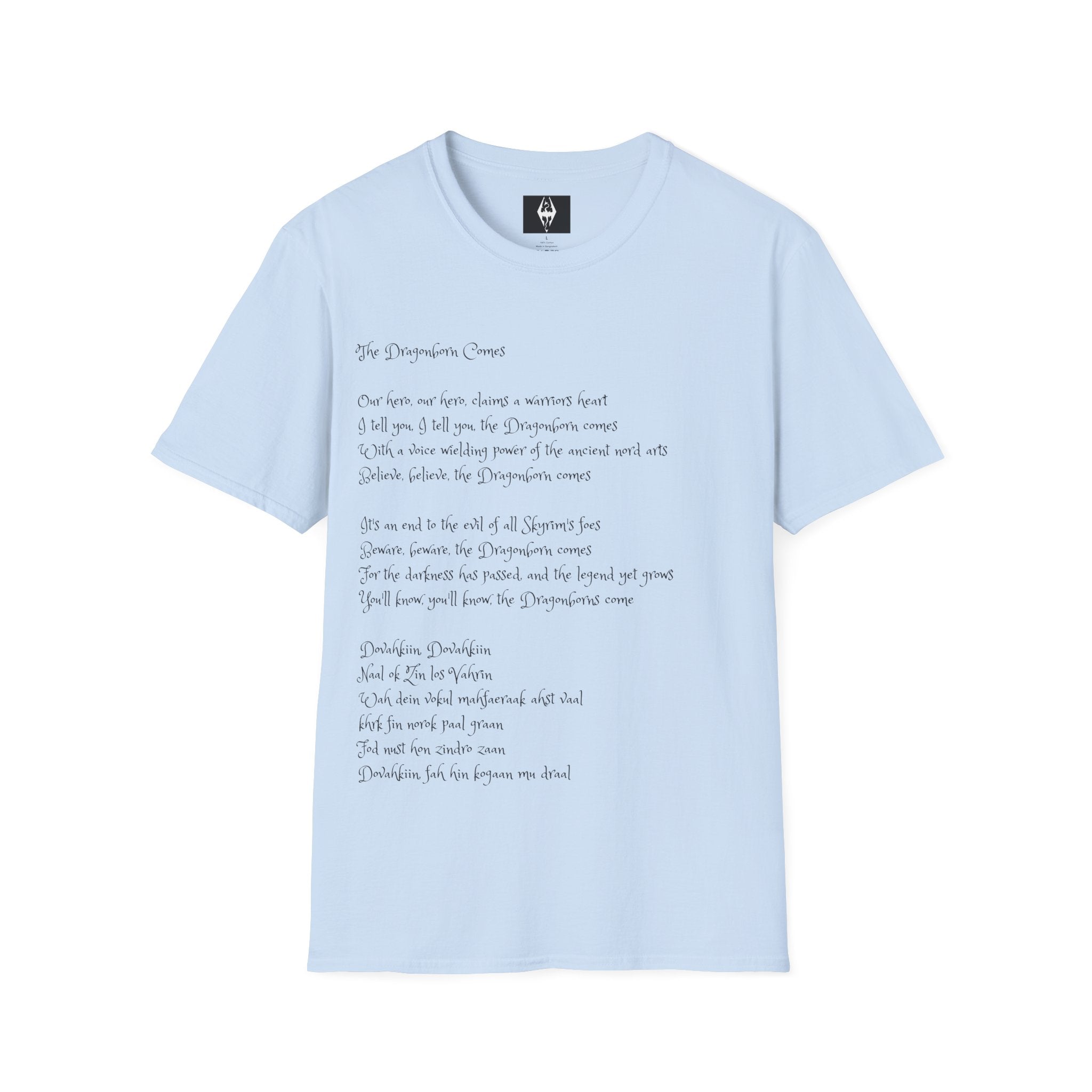 'The Dragonborn comes' Unisex Softstyle T-Shirt