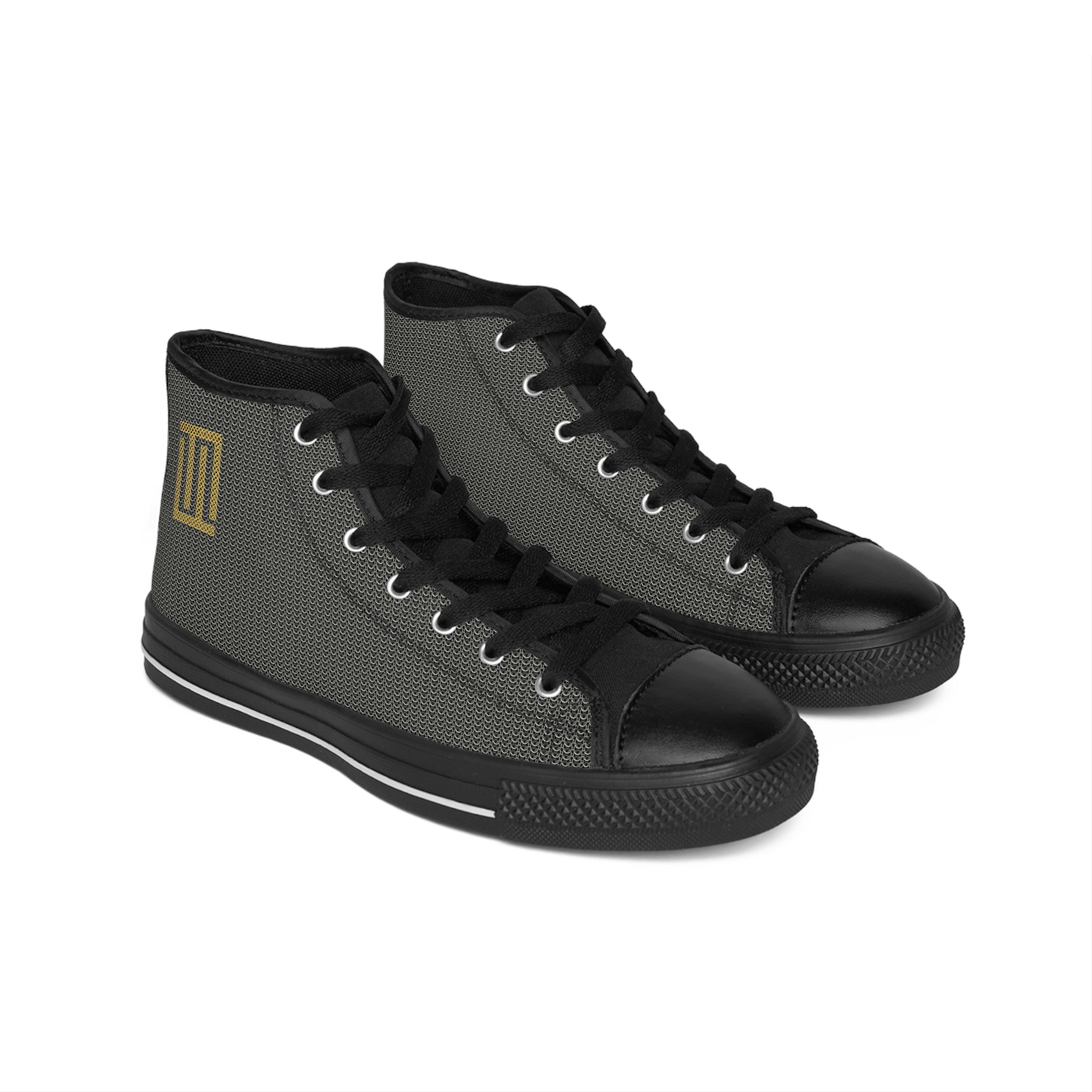 Fabled Fashion Chainmail effect Women's Classic Sneakers