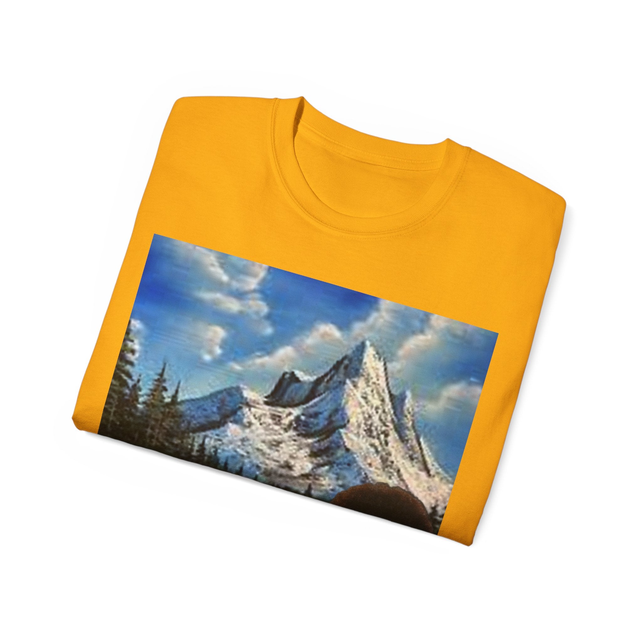 Bob Ross inspired 'little squirrel' Unisex Ultra Cotton Tee