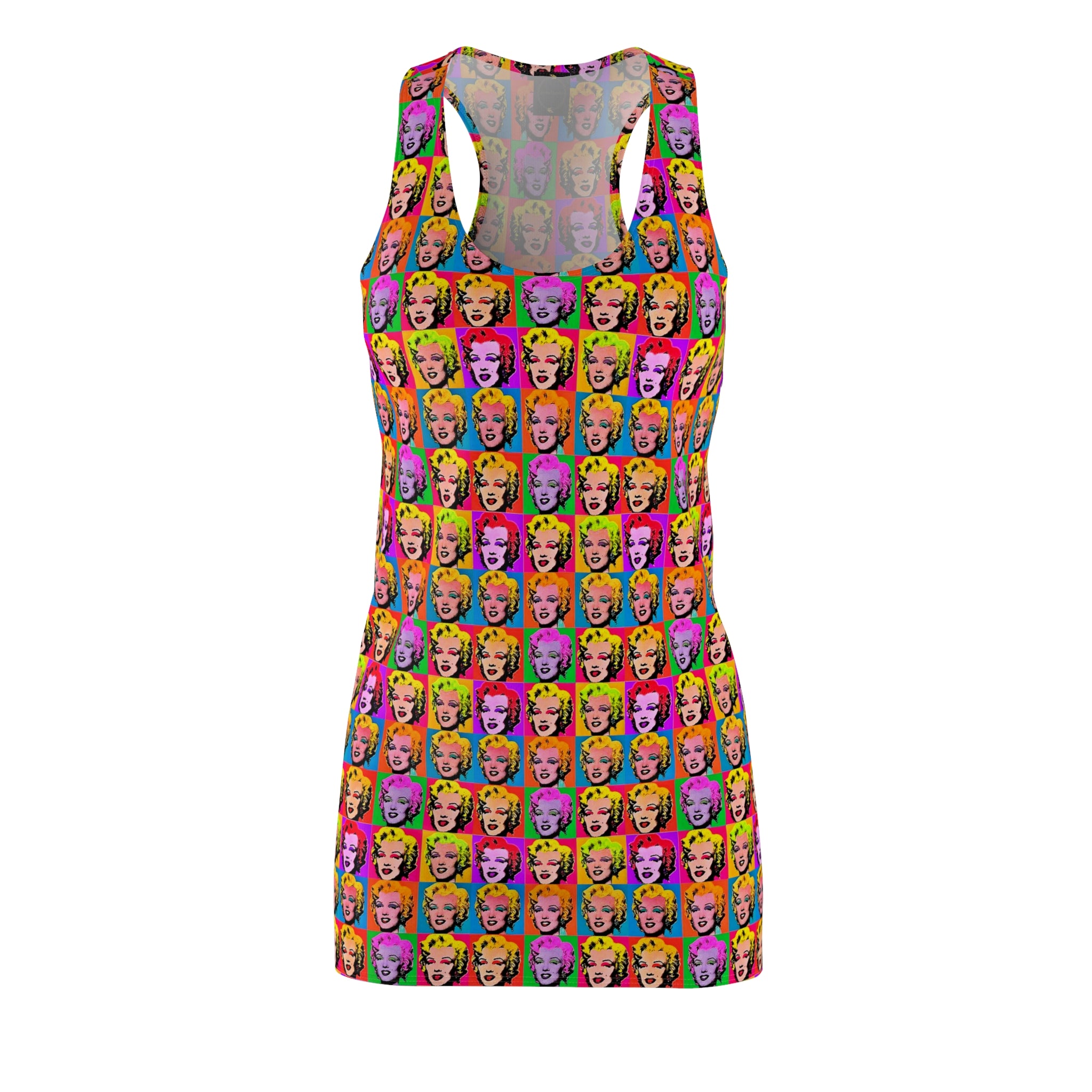 Racerback Dress Andy Warhol Marilyn Monroe Graphic Fabled Fashion