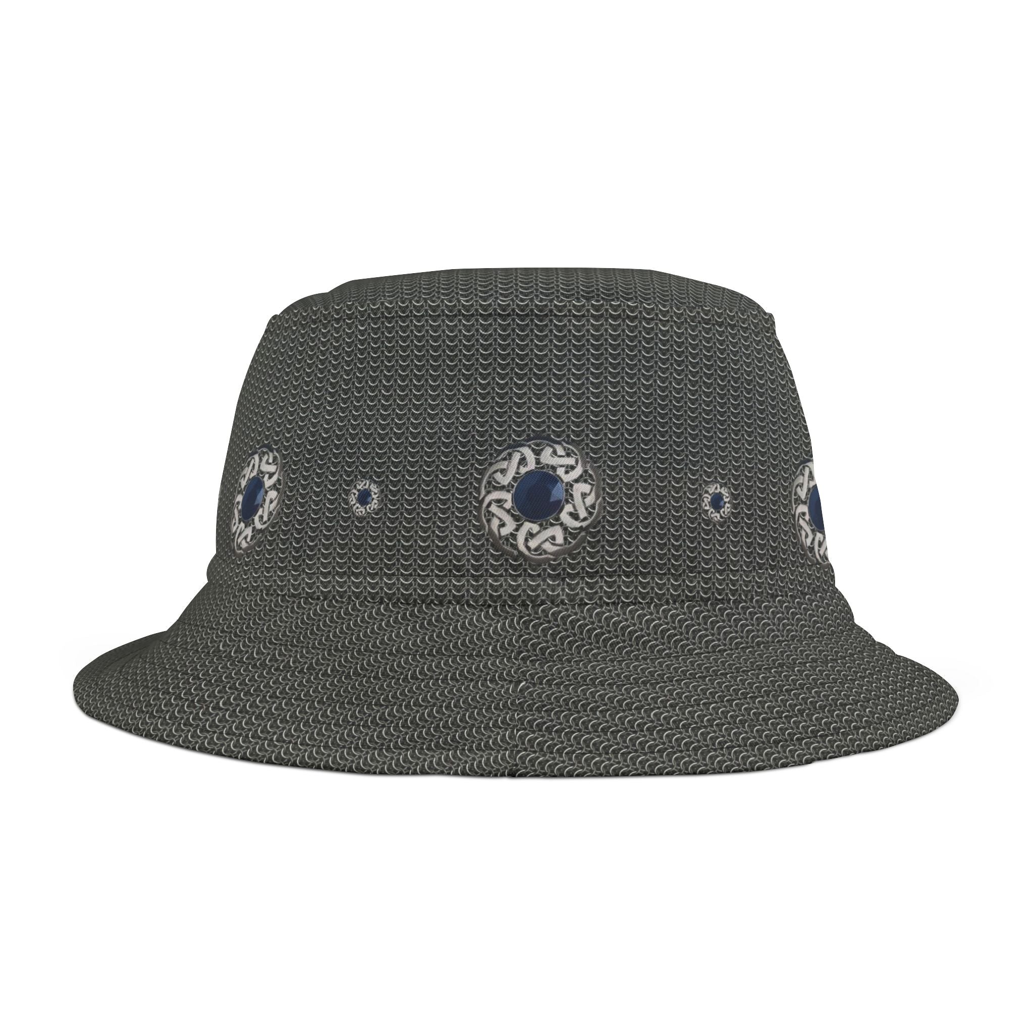 Bucket Hat, Chainmail Effect Design from Fabled Fashion