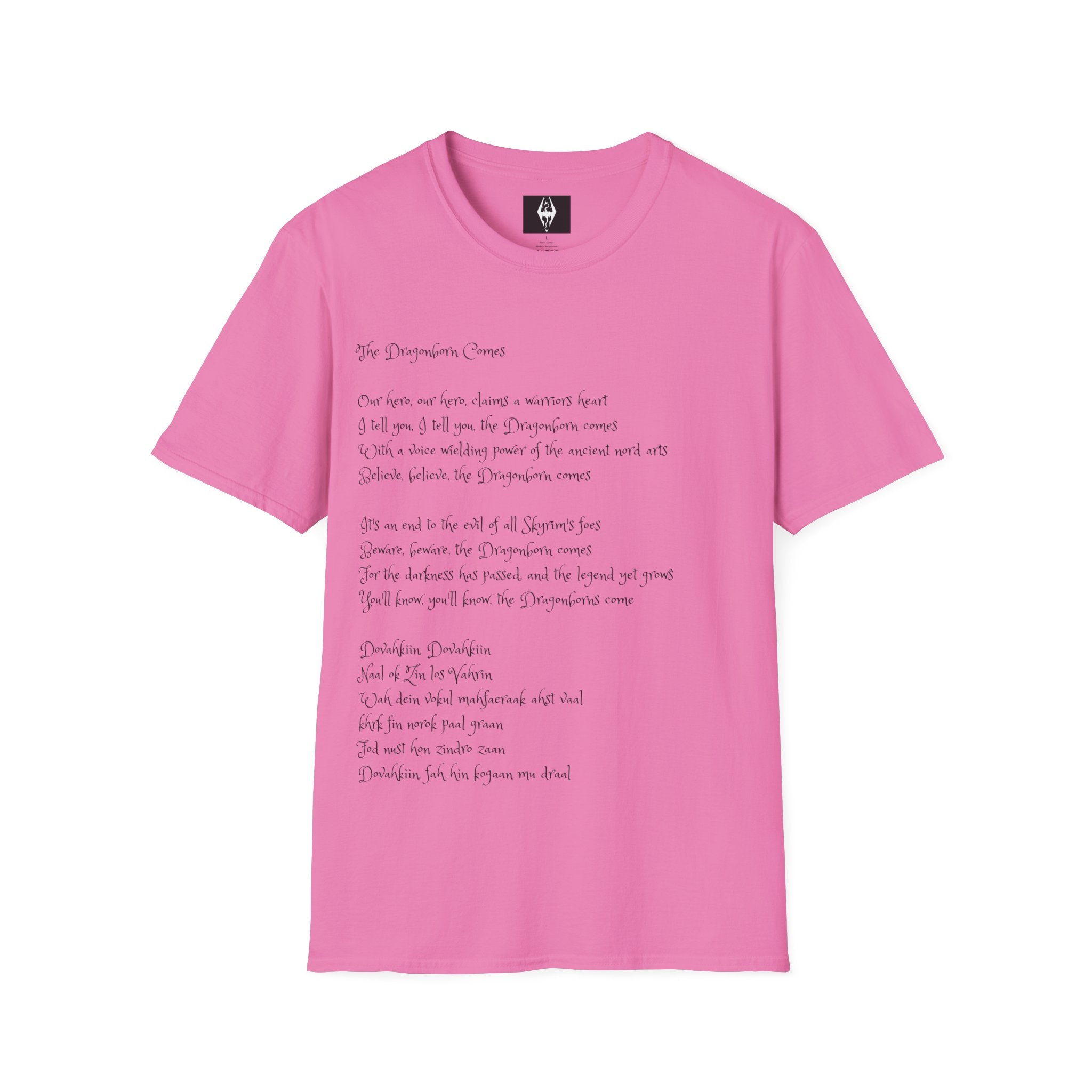 'The Dragonborn comes' Unisex Softstyle T-Shirt