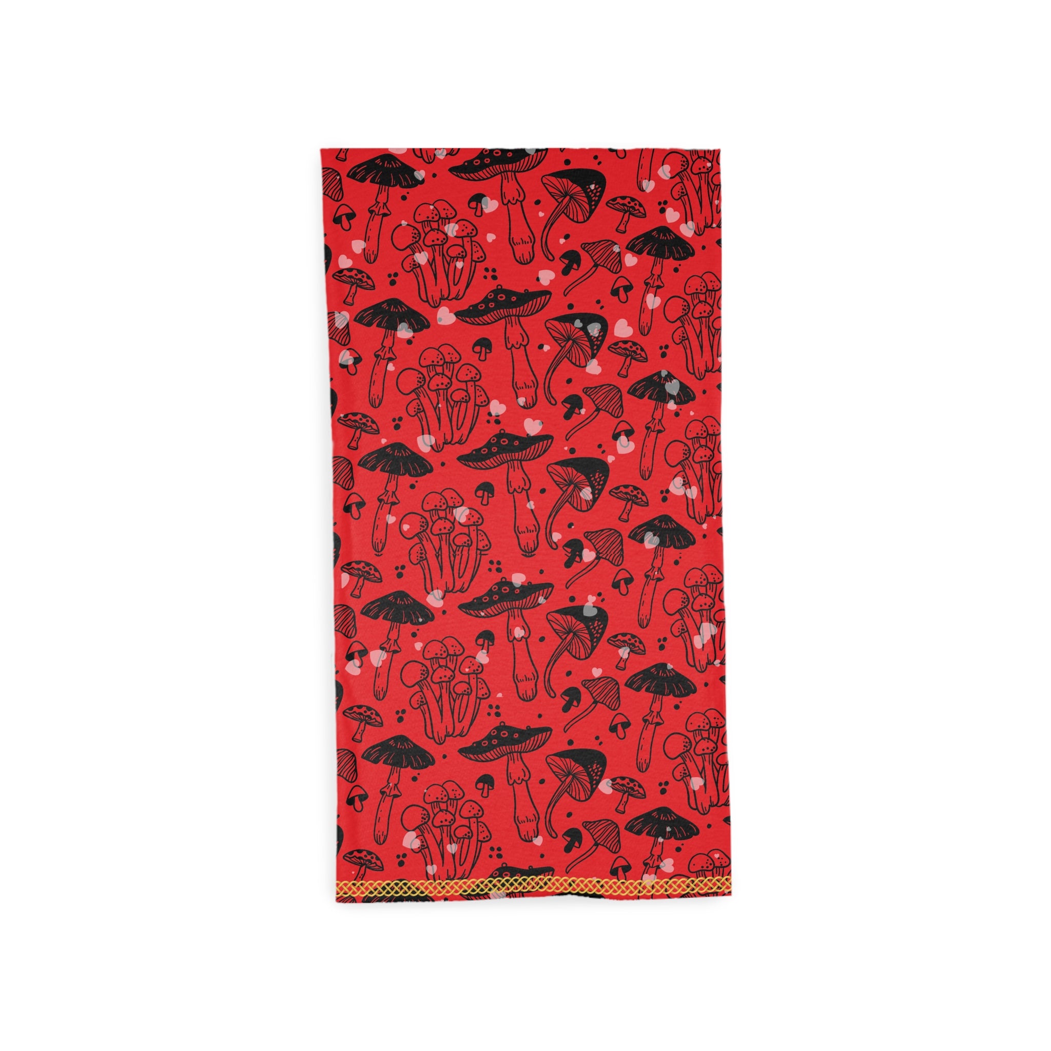Fabled Fashion Mushrooms and Toadstool Print Tube Scarf
