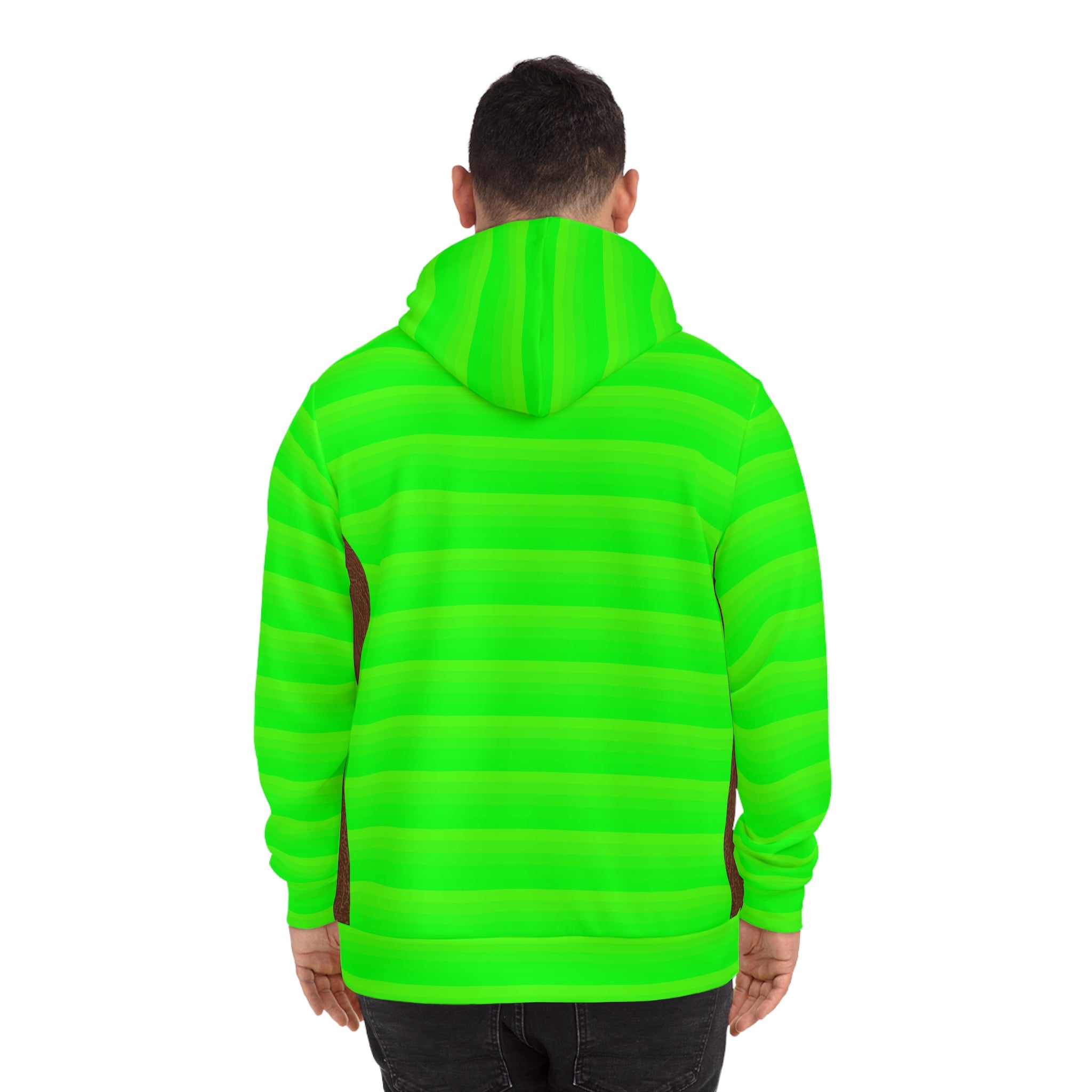 Fabled Fashion HI VIS Green Unisex Hoodie (AOP)
