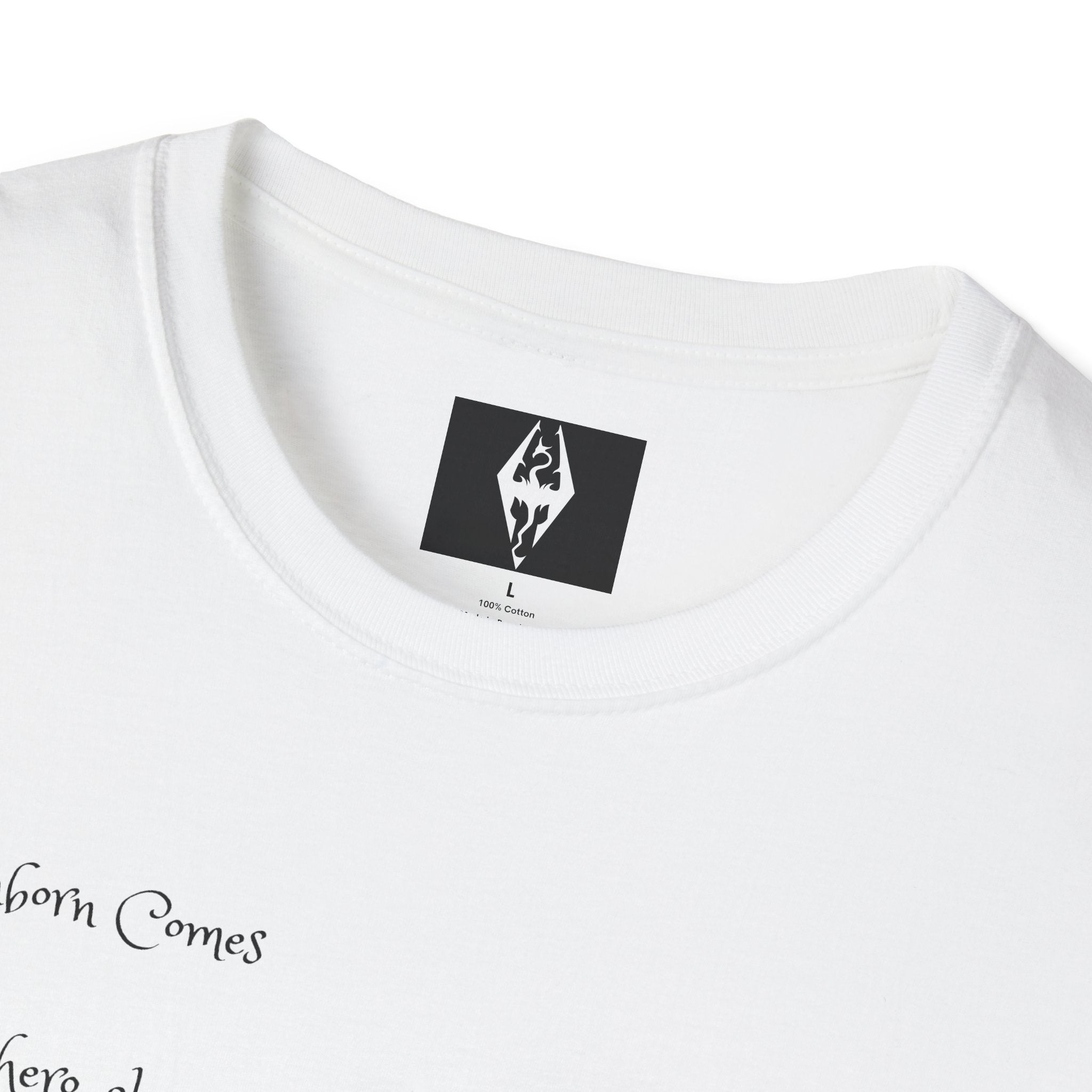 'The Dragonborn comes' Unisex Softstyle T-Shirt