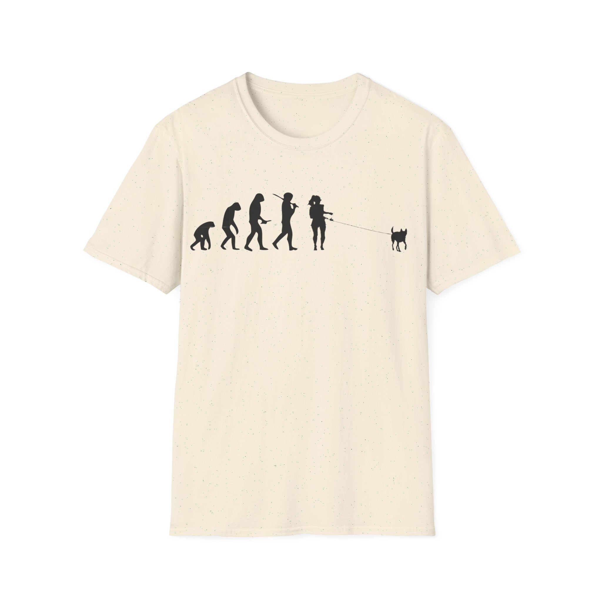 Dog walker evolution Unisex Softstyle T-Shirt
