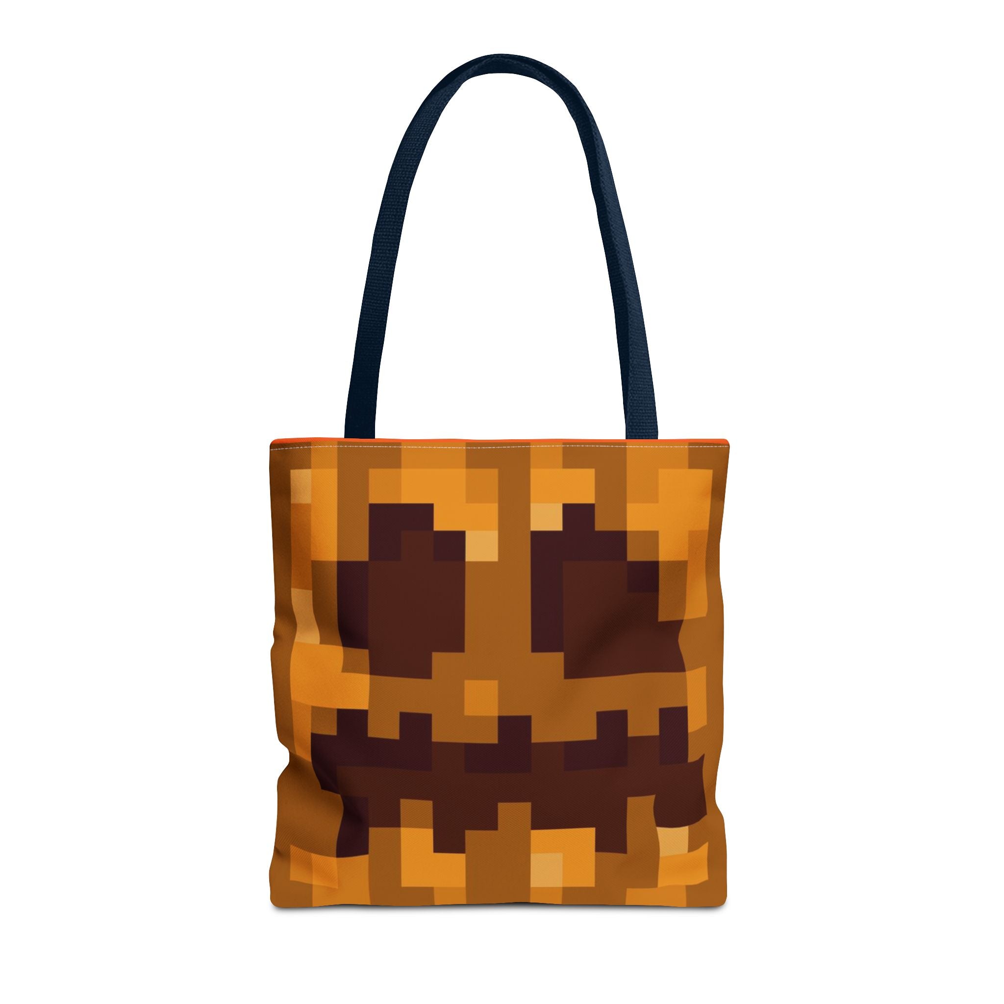 Minecraft Jack O Lantern inspired pumpkin Tote Bag (AOP) Perfect for  Halloween
