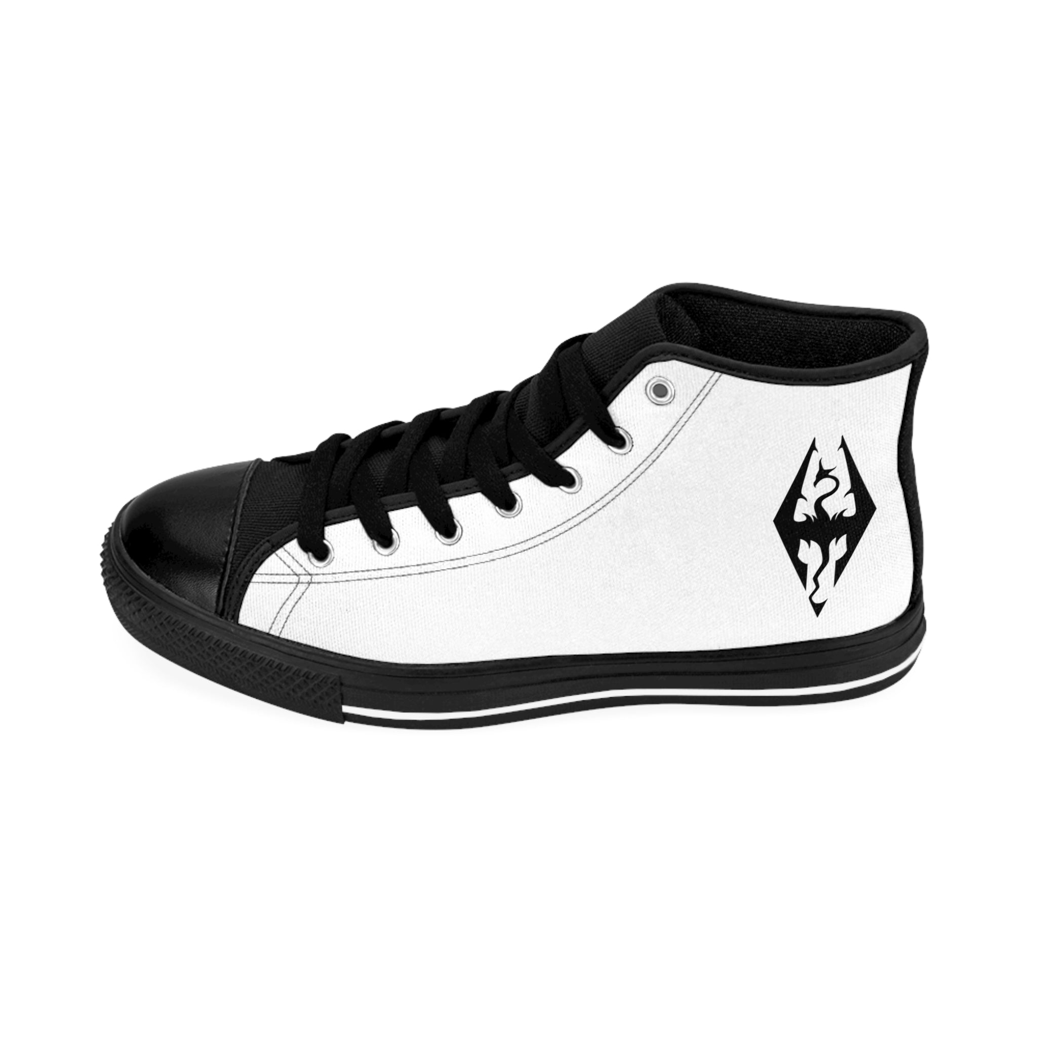 Dragonborn Women's Classic Sneakers (White)