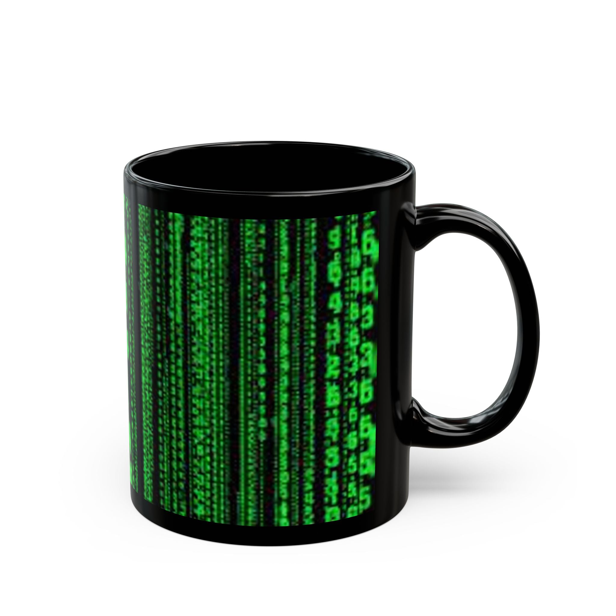 Matrix code 11oz Black Mug