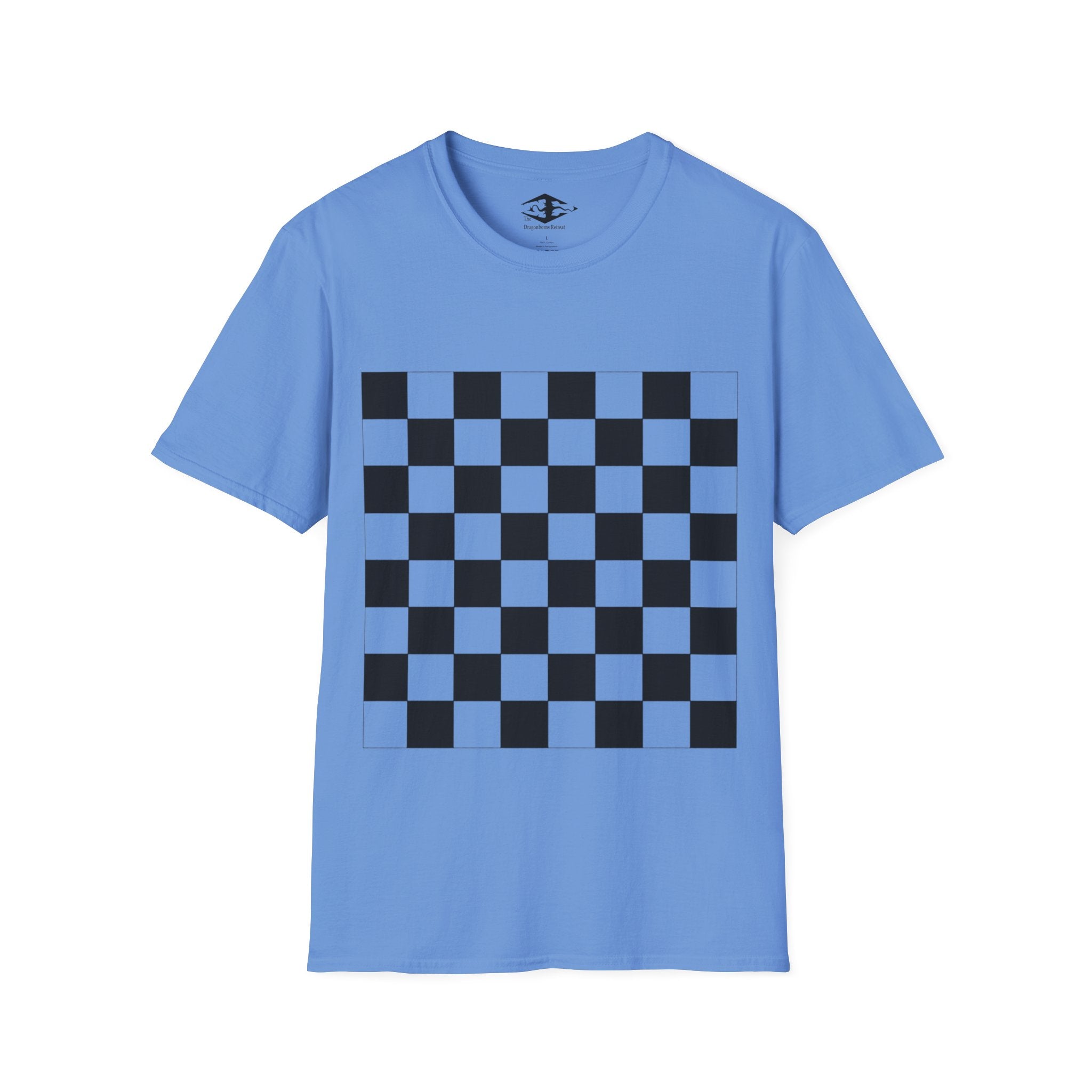 Travel Chess Board Unisex Softstyle T-Shirt (pieces not included)