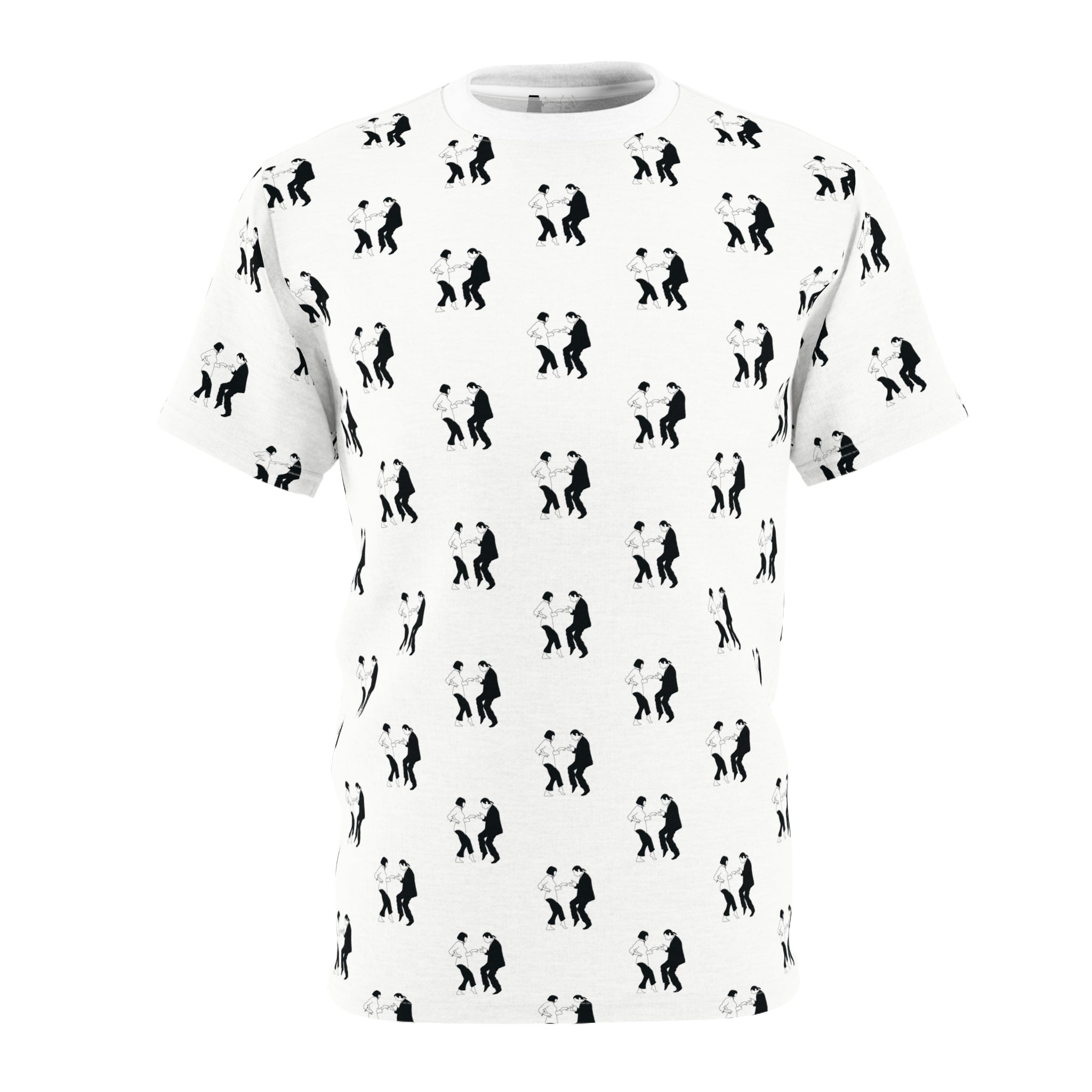 Jack Rabbit Slims dance Pulp Fiction inspired Unisex Cut & Sew Tee (AOP)