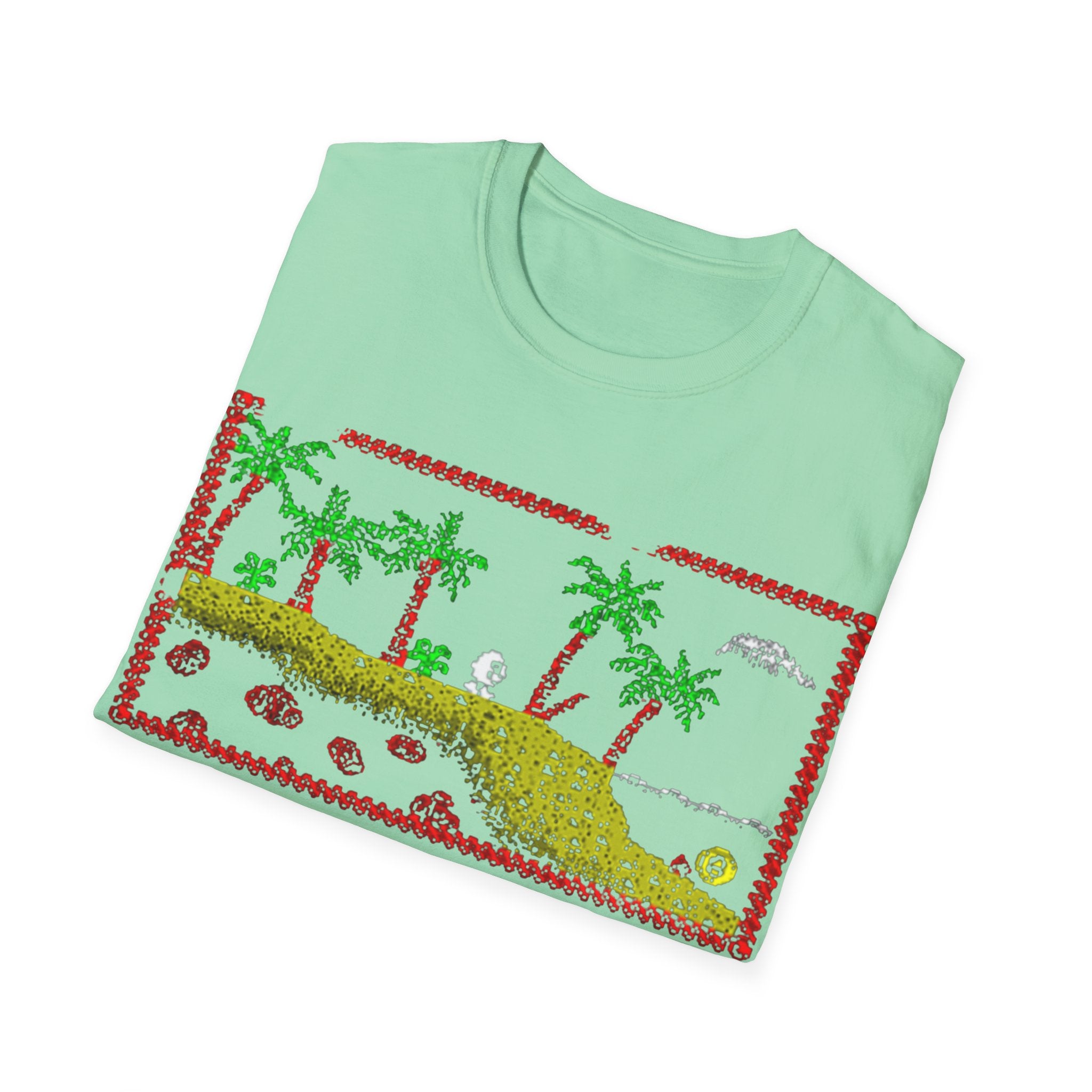 Dizzy Egg Retro Unisex Softstyle T-Shirt