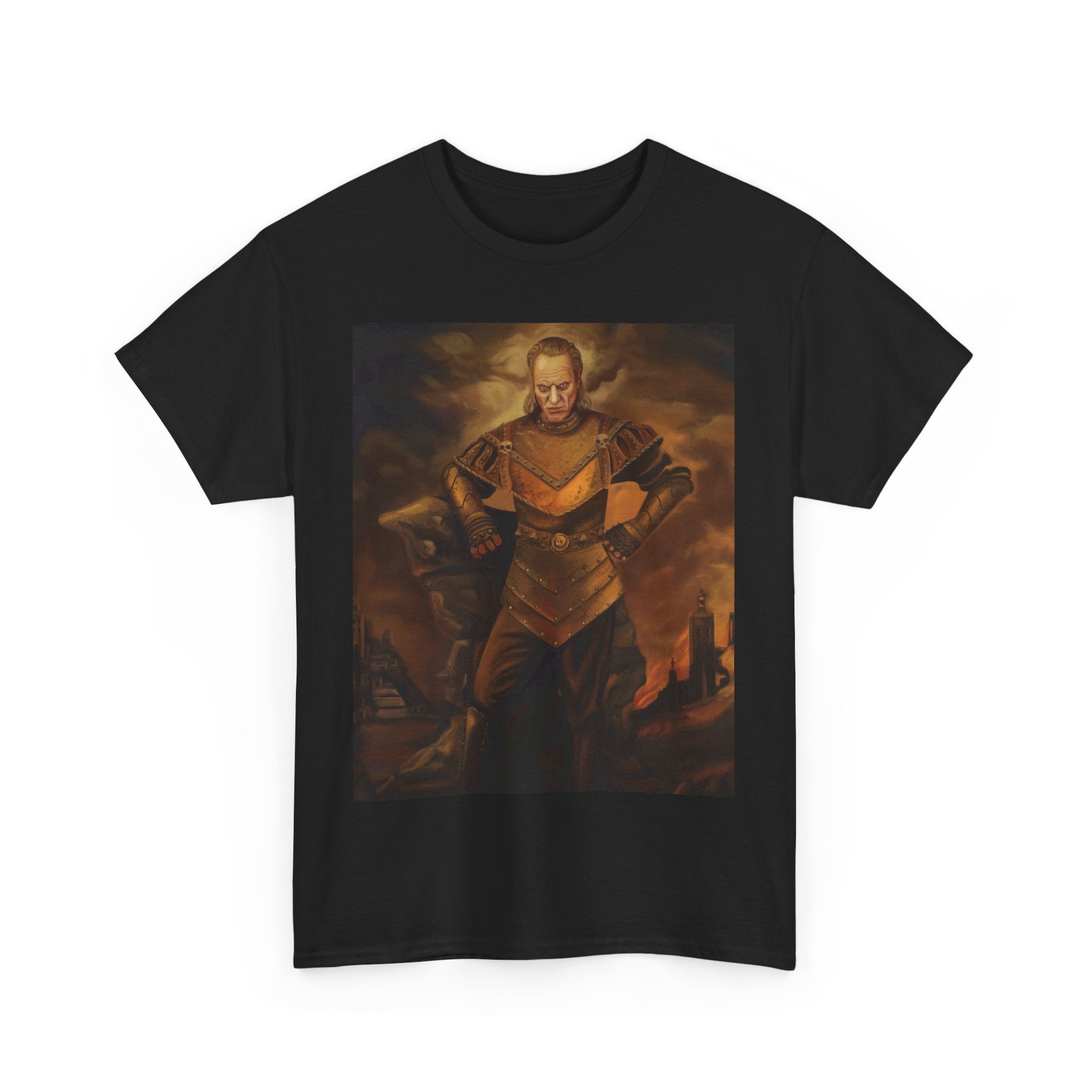 Vigo the Cruel Unisex Heavy Cotton Tee, Ghostbusters 2 Inspired Fan Art, Lord Vigo, Sorrow of Moldavia, Halloween Shirt, Horror Movie Gift,
