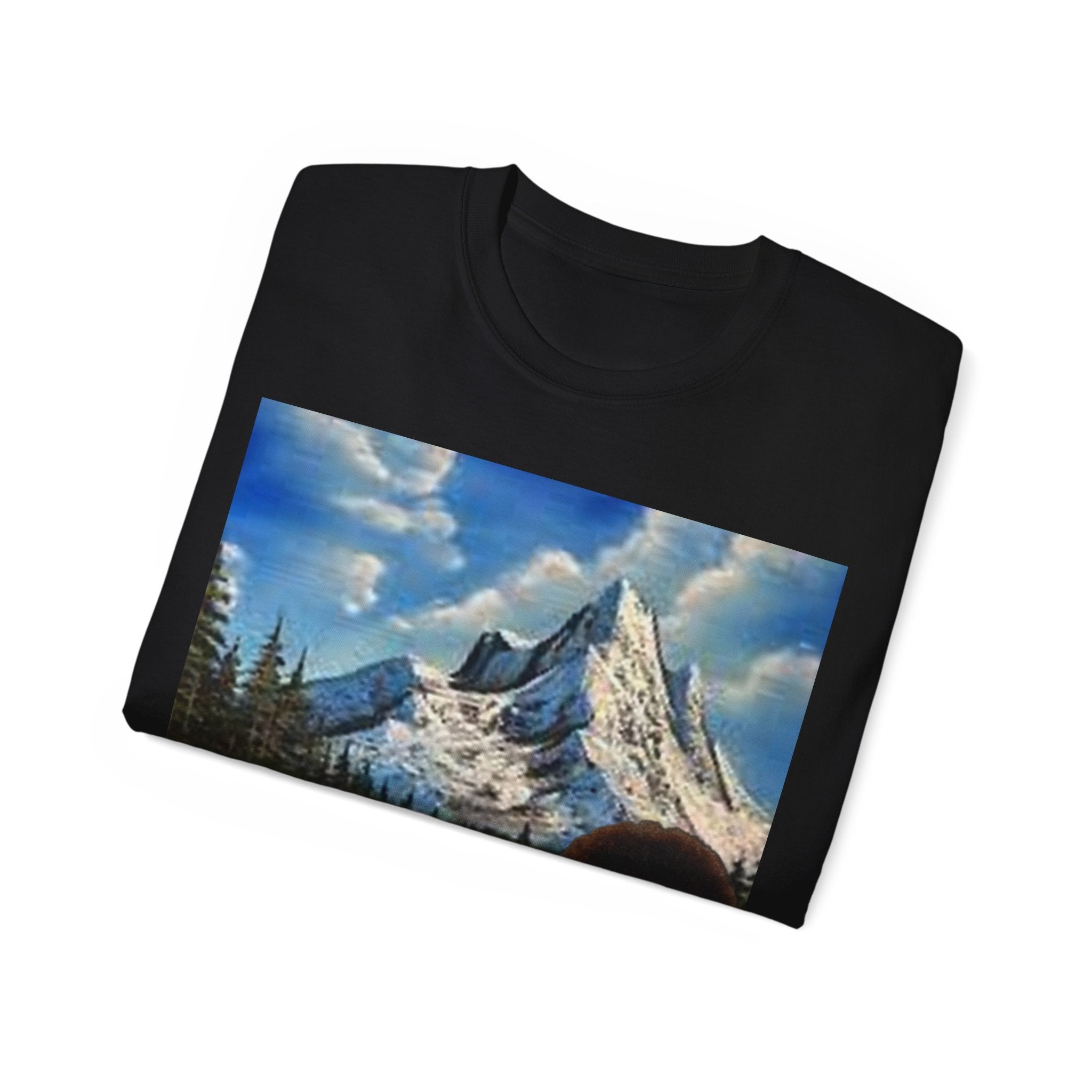 Bob Ross inspired 'little squirrel' Unisex Ultra Cotton Tee