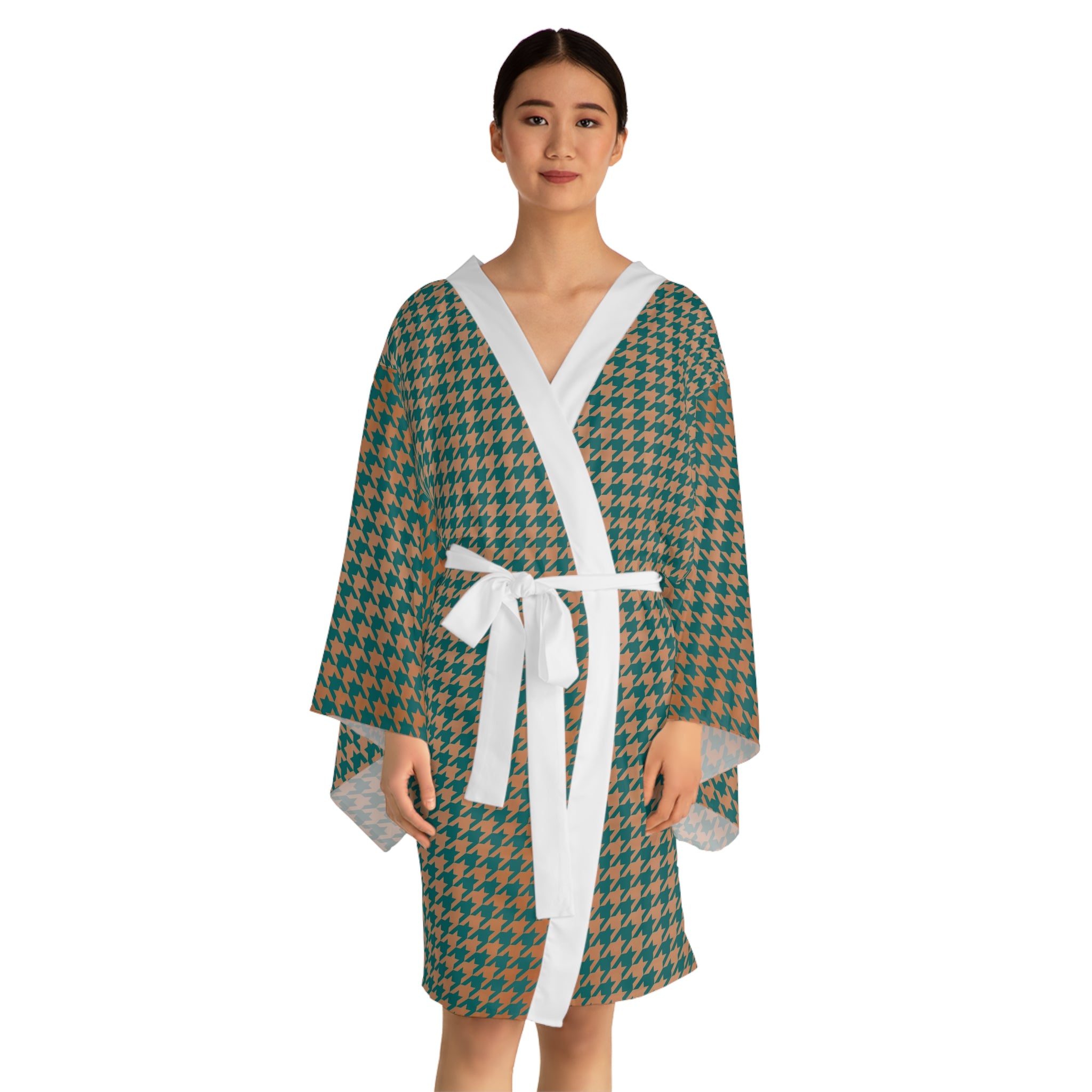 Long Sleeve Kimono Robe (AOP)