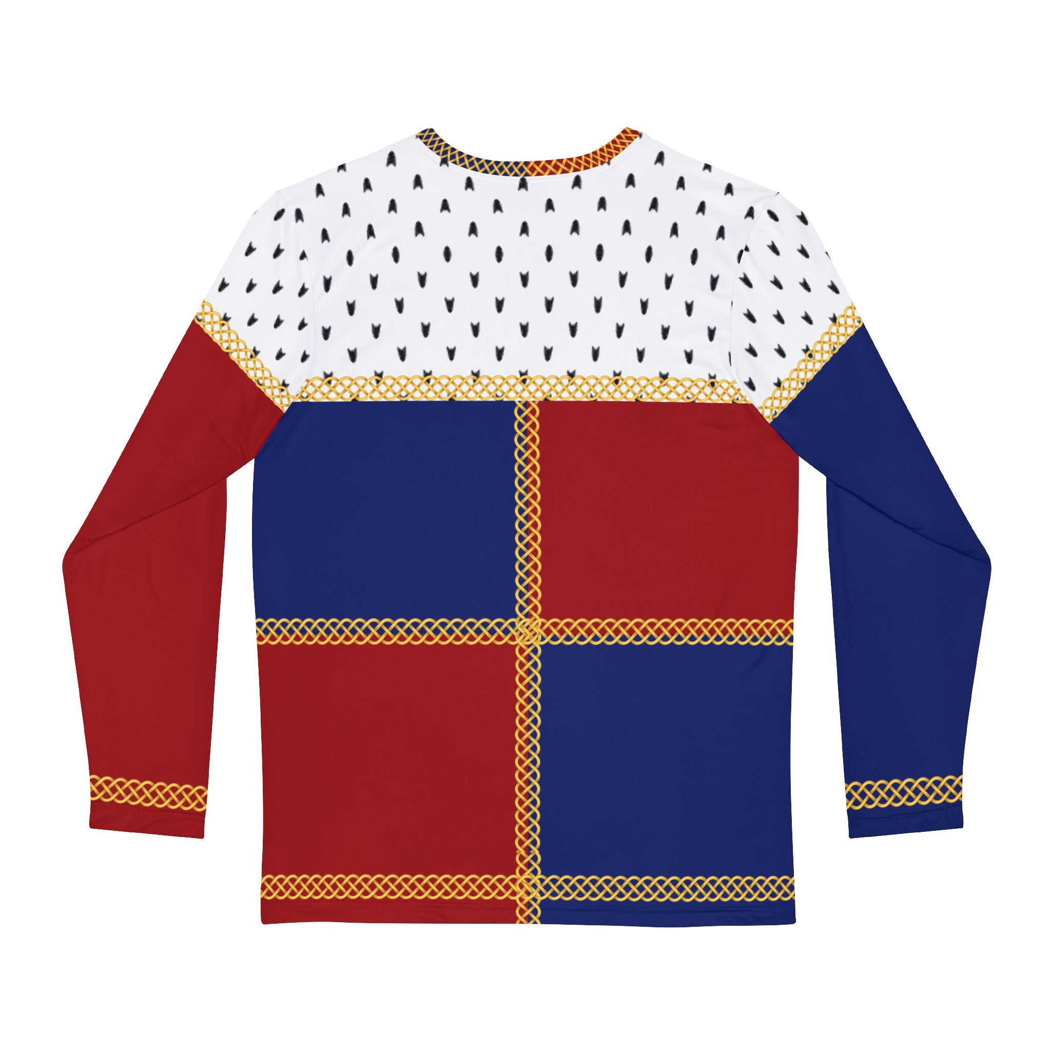 Fabled Fashion Men's Long Sleeve Royal Lionheart AOP Ready to wear Cosplay Shirt