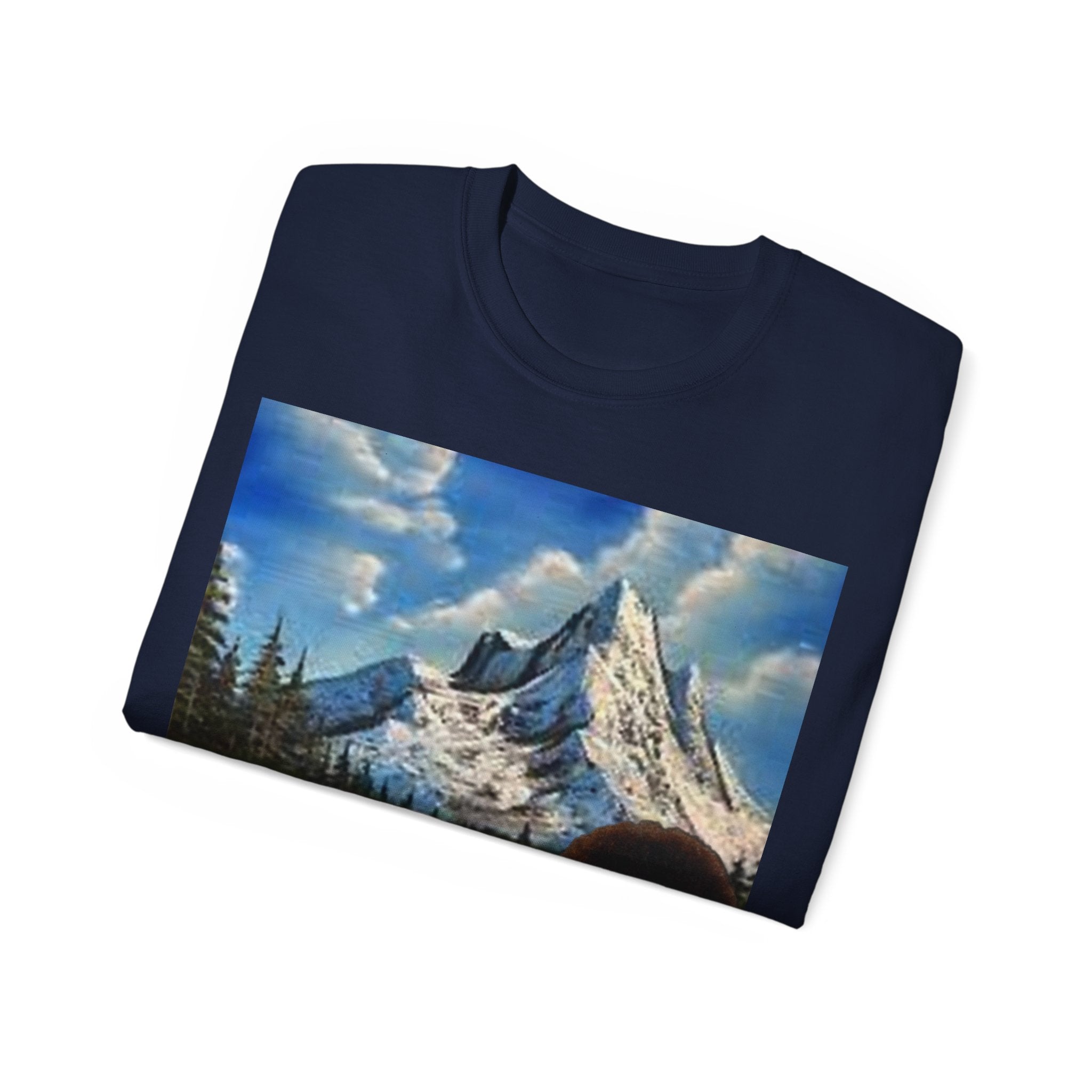 Bob Ross inspired 'little squirrel' Unisex Ultra Cotton Tee