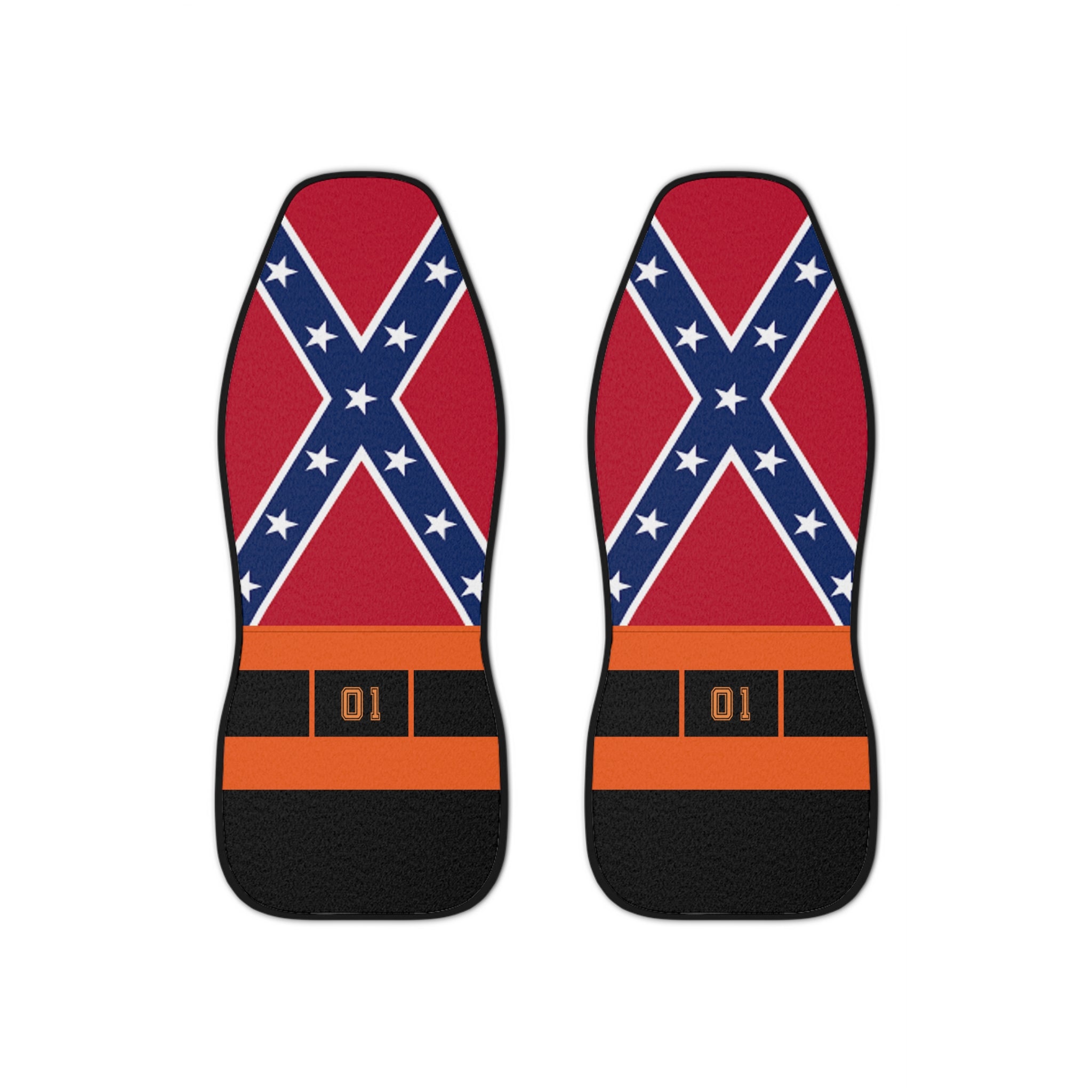 Fabled Fashion Dukes of Hazzard inspired print Car Seat Covers
