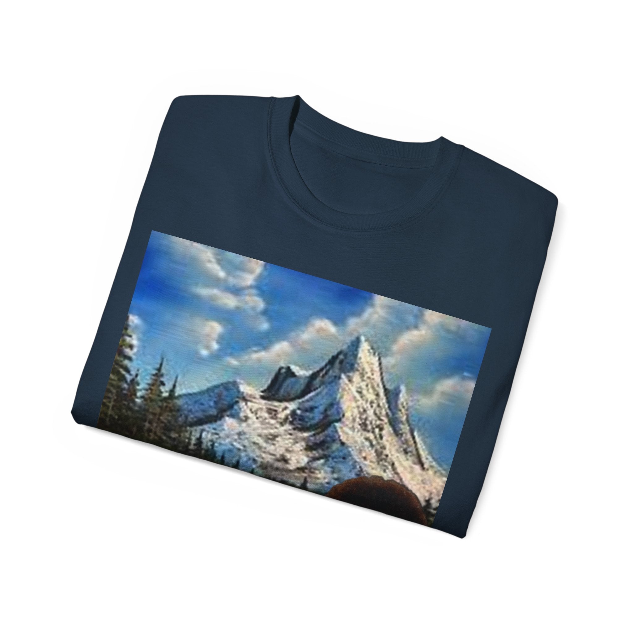 Bob Ross inspired 'little squirrel' Unisex Ultra Cotton Tee