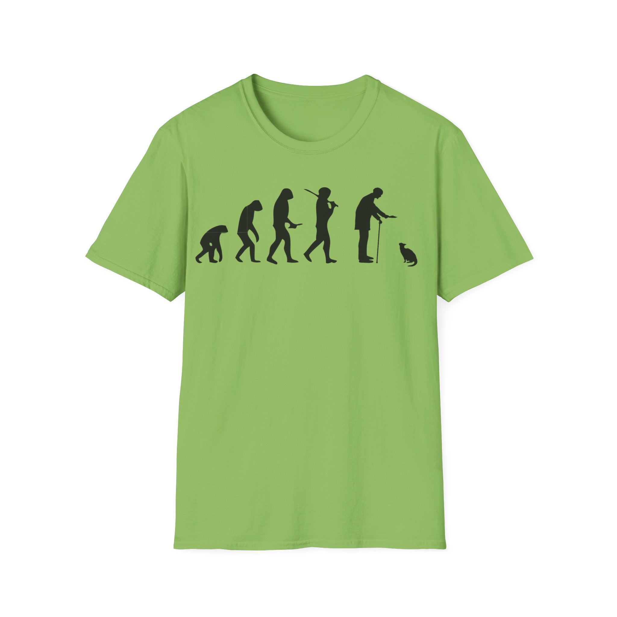 Cat Lover evolution Unisex Softstyle T-Shirt