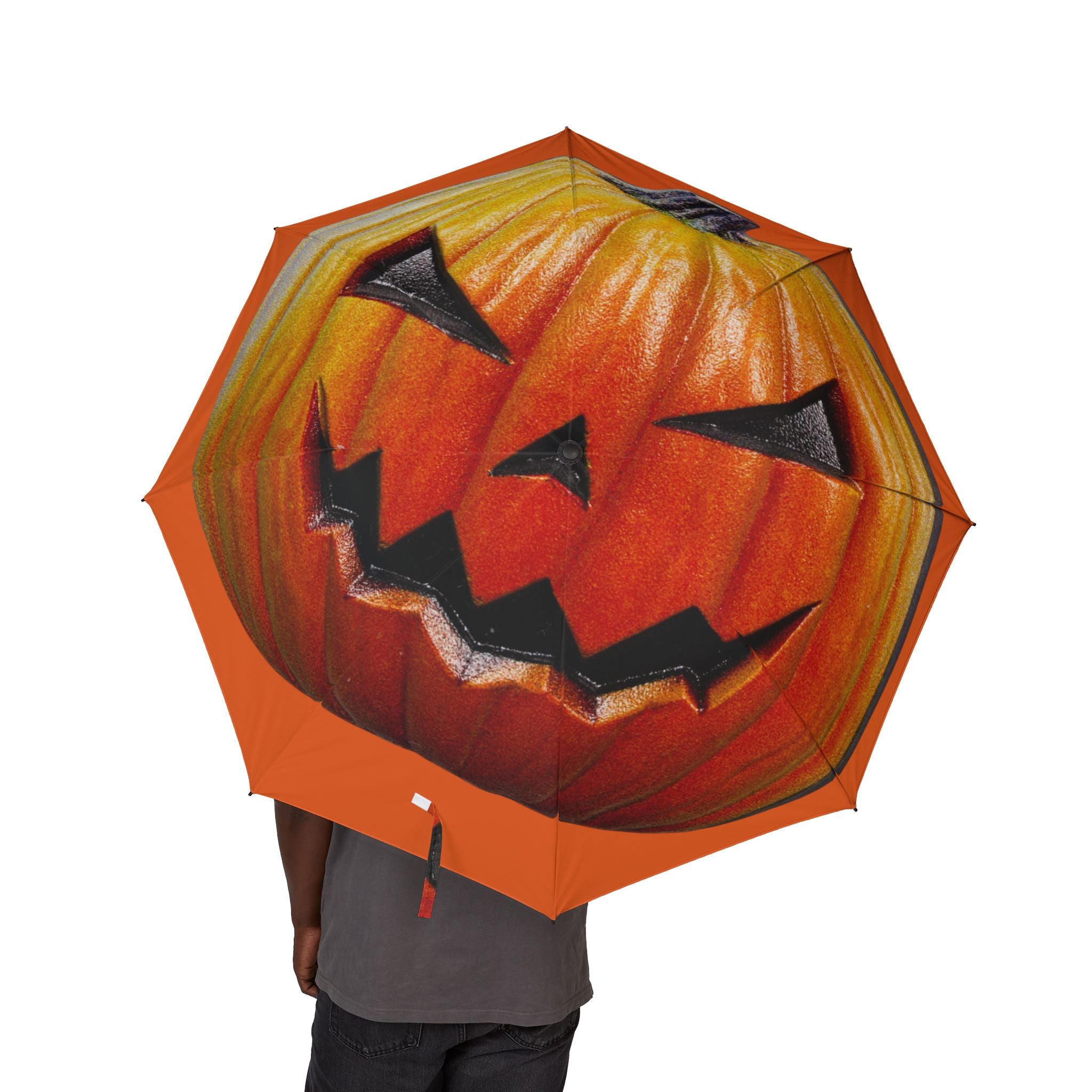 Halloween Umbrella with Jack O Lantern Design