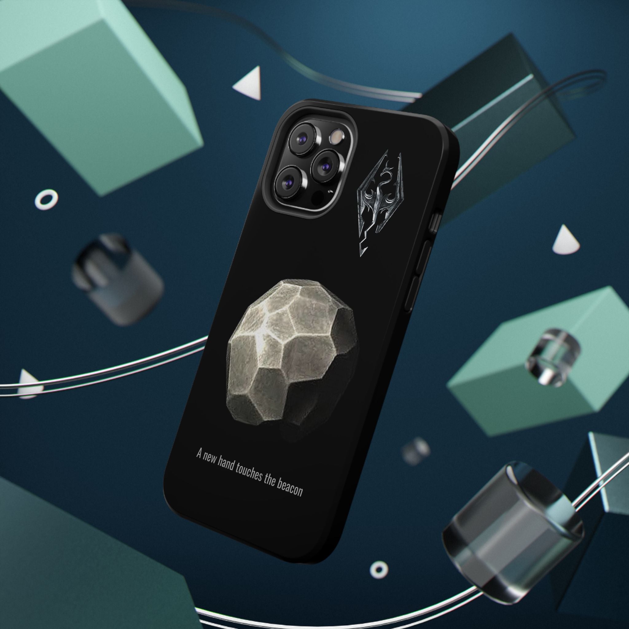 Dragonborn Meridias beacon, A new hand touches the beacon Impact-Resistant Cases