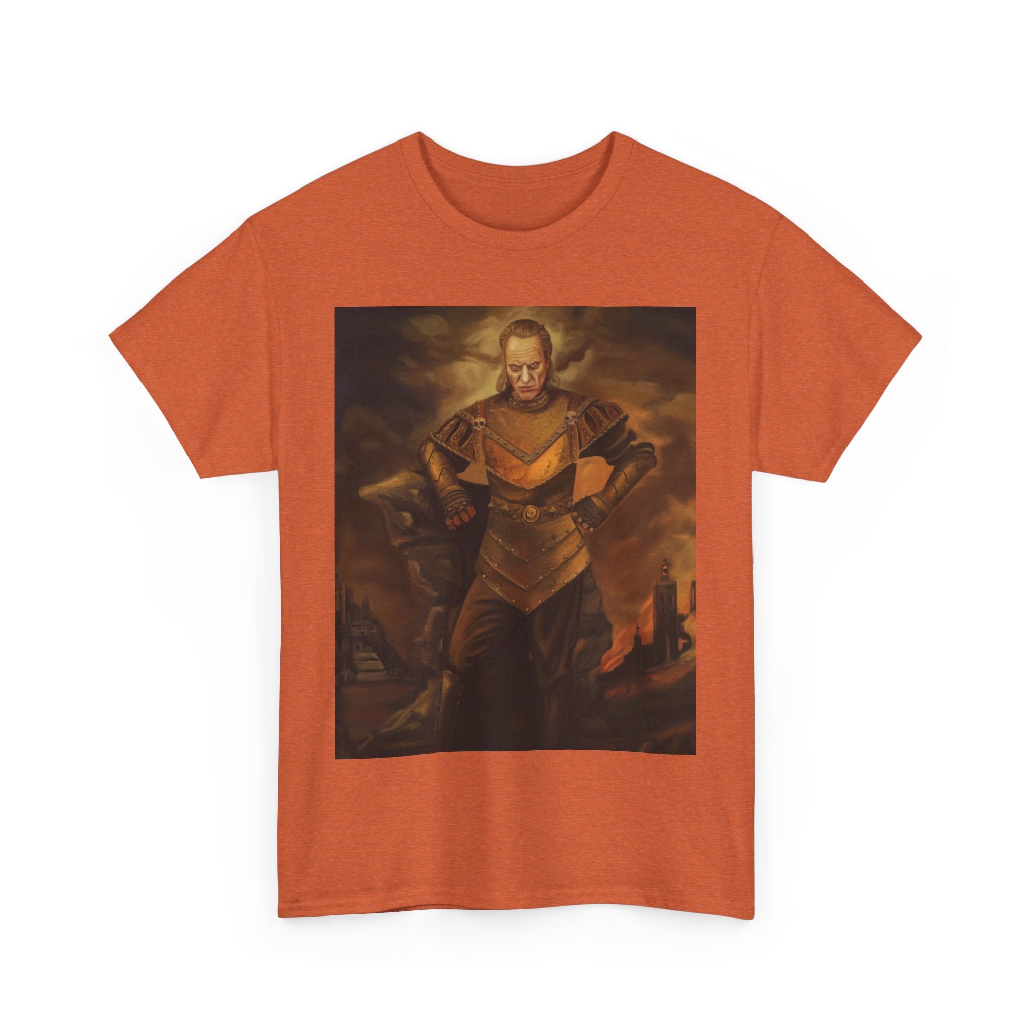 Vigo the Cruel Unisex Heavy Cotton Tee, Ghostbusters 2 Inspired Fan Art, Lord Vigo, Sorrow of Moldavia, Halloween Shirt, Horror Movie Gift,