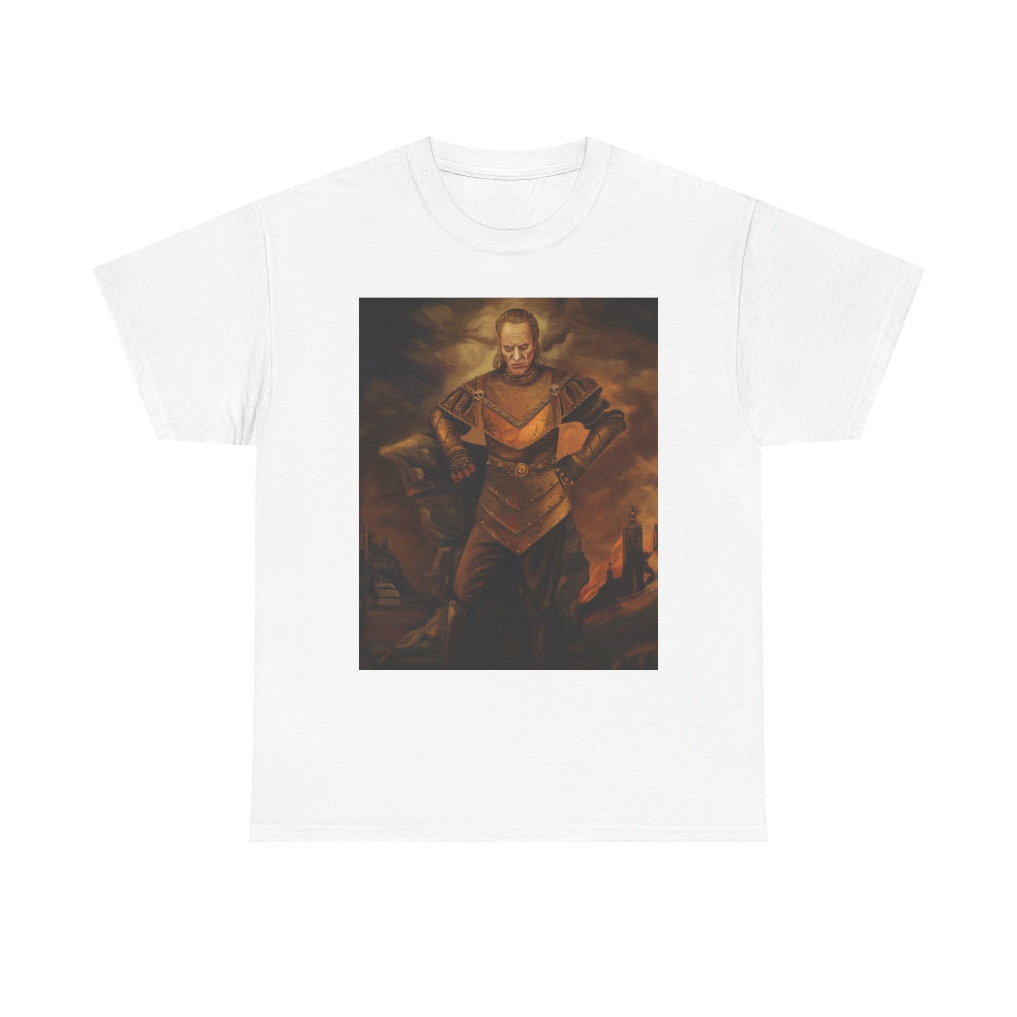 Vigo the Cruel Unisex Heavy Cotton Tee, Ghostbusters 2 Inspired Fan Art, Lord Vigo, Sorrow of Moldavia, Halloween Shirt, Horror Movie Gift,