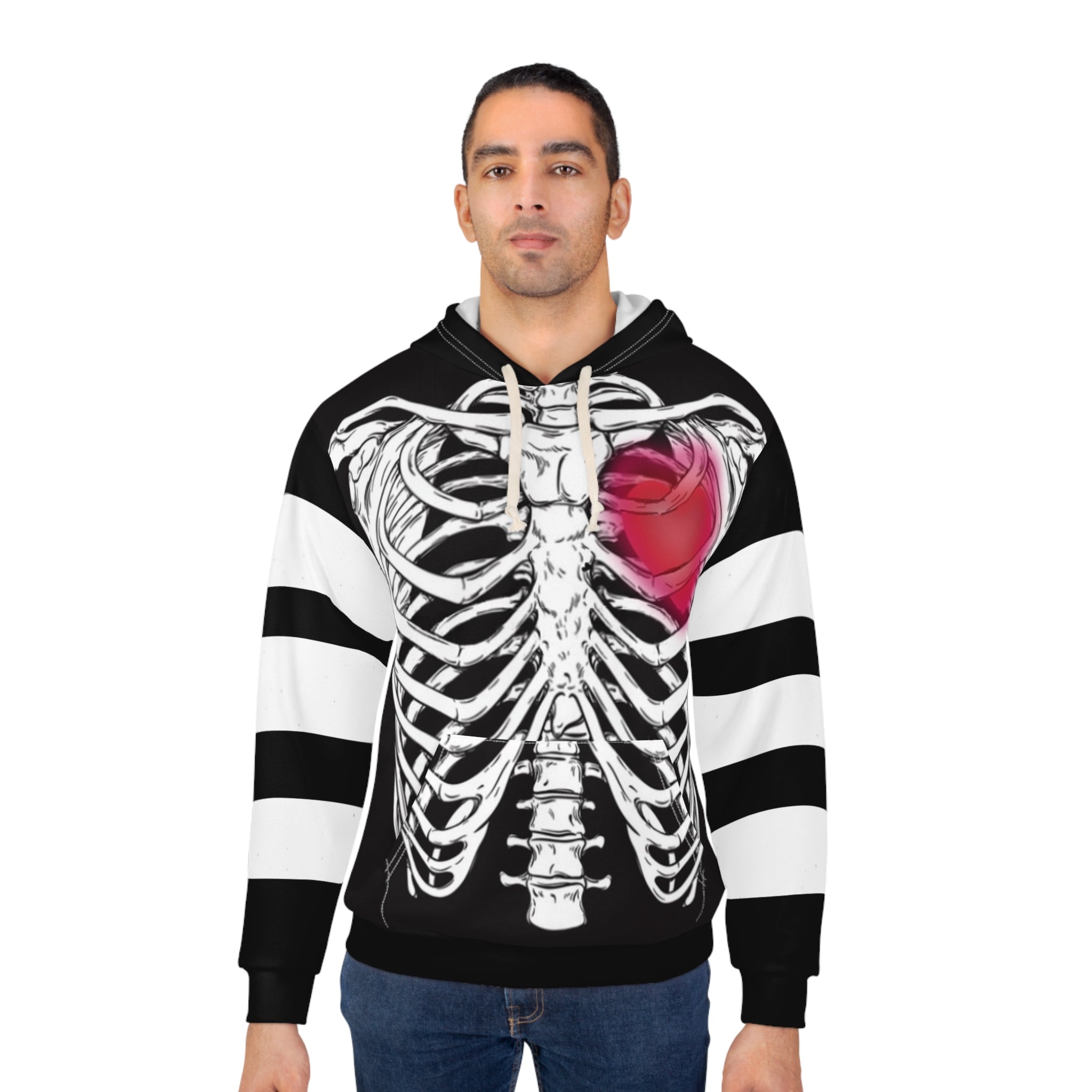 Halloween skele hoodie (uni-sex)