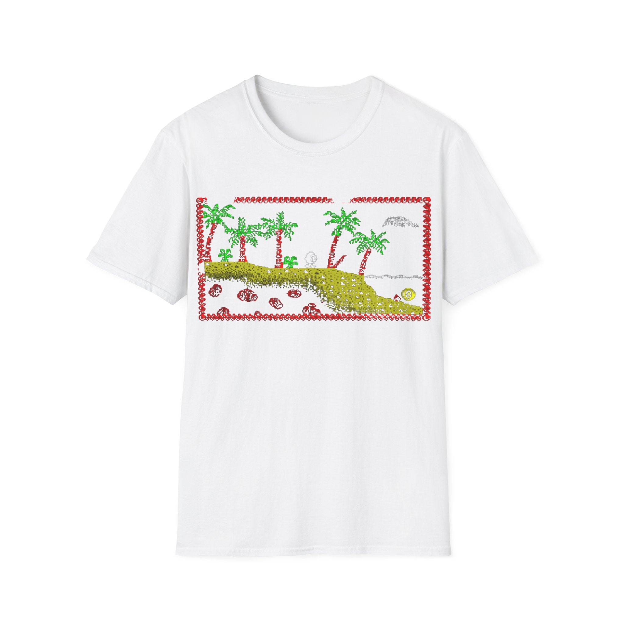 Dizzy Egg Retro Unisex Softstyle T-Shirt