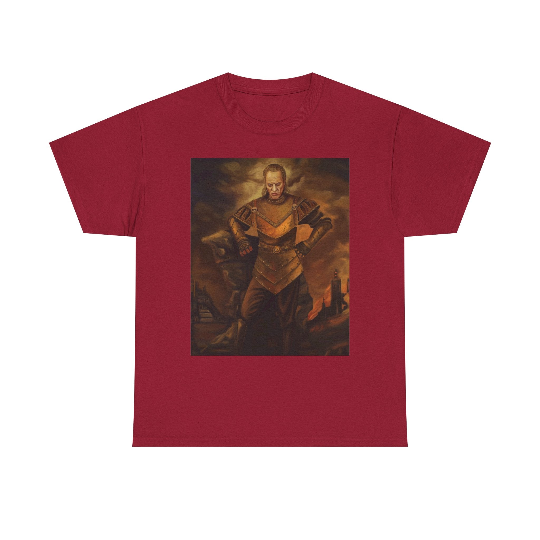 Vigo the Cruel Unisex Heavy Cotton Tee, Ghostbusters 2 Inspired Fan Art, Lord Vigo, Sorrow of Moldavia, Halloween Shirt, Horror Movie Gift,