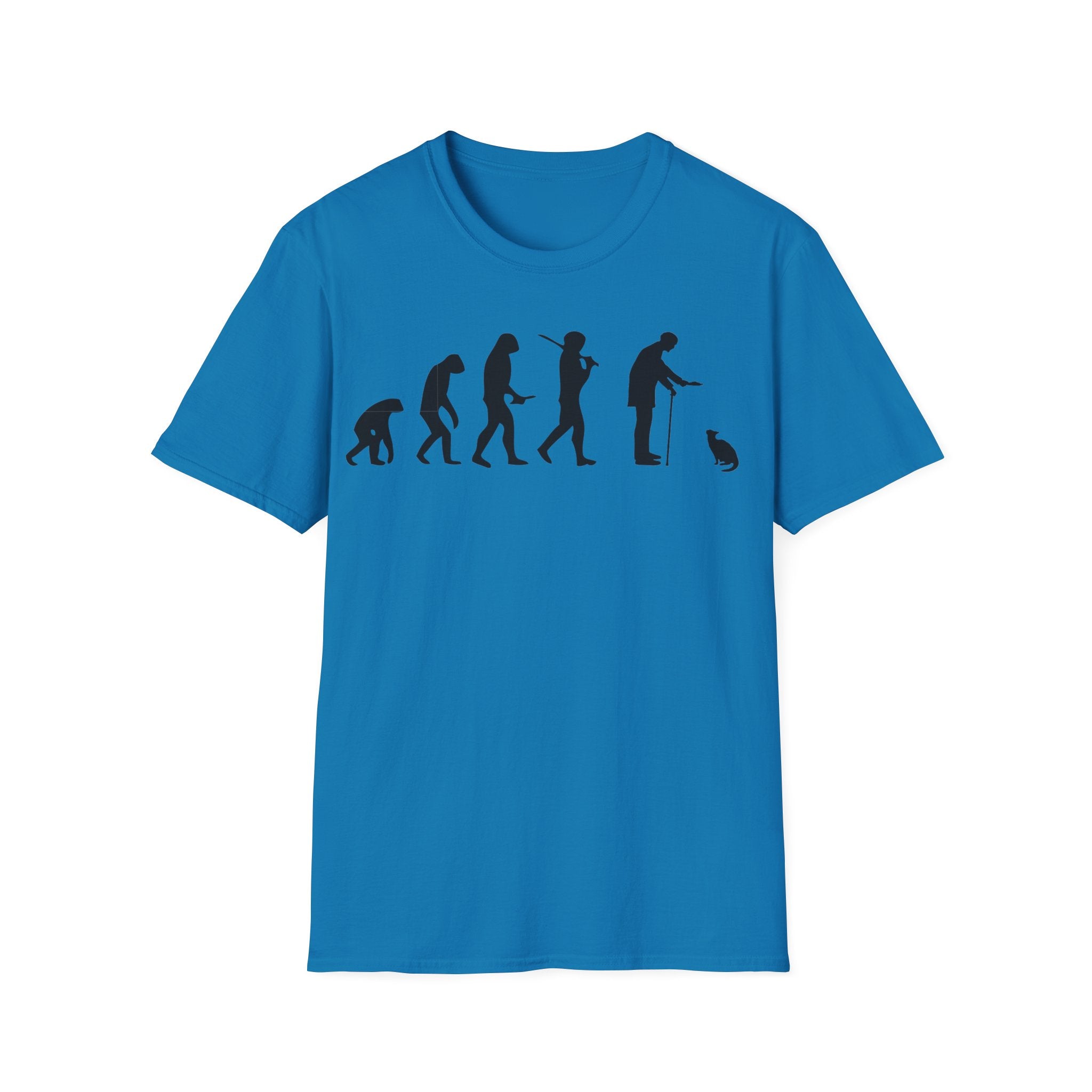 Cat Lover evolution Unisex Softstyle T-Shirt