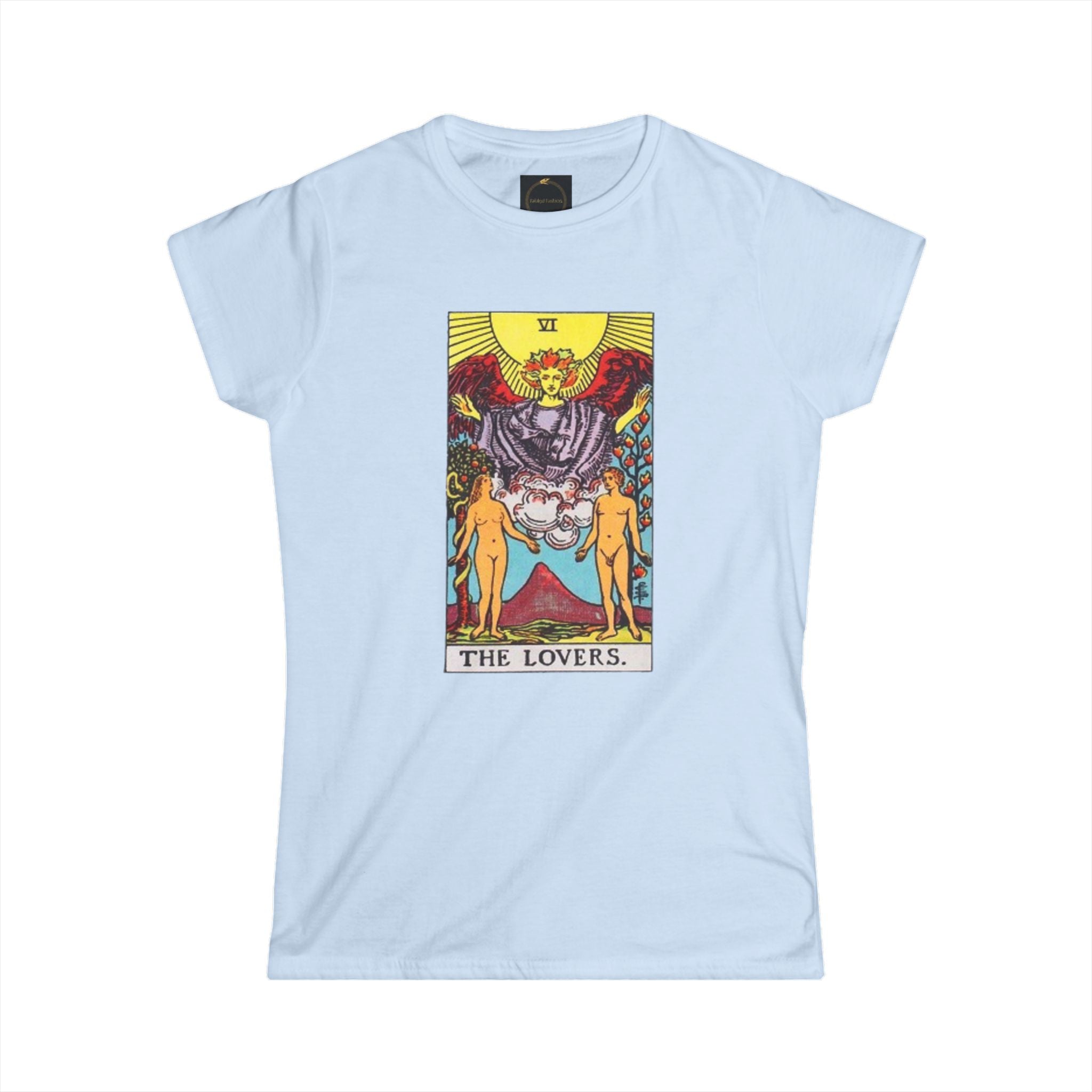 Women's Tee - Tarot Card The Lovers - Spirituality Shirt