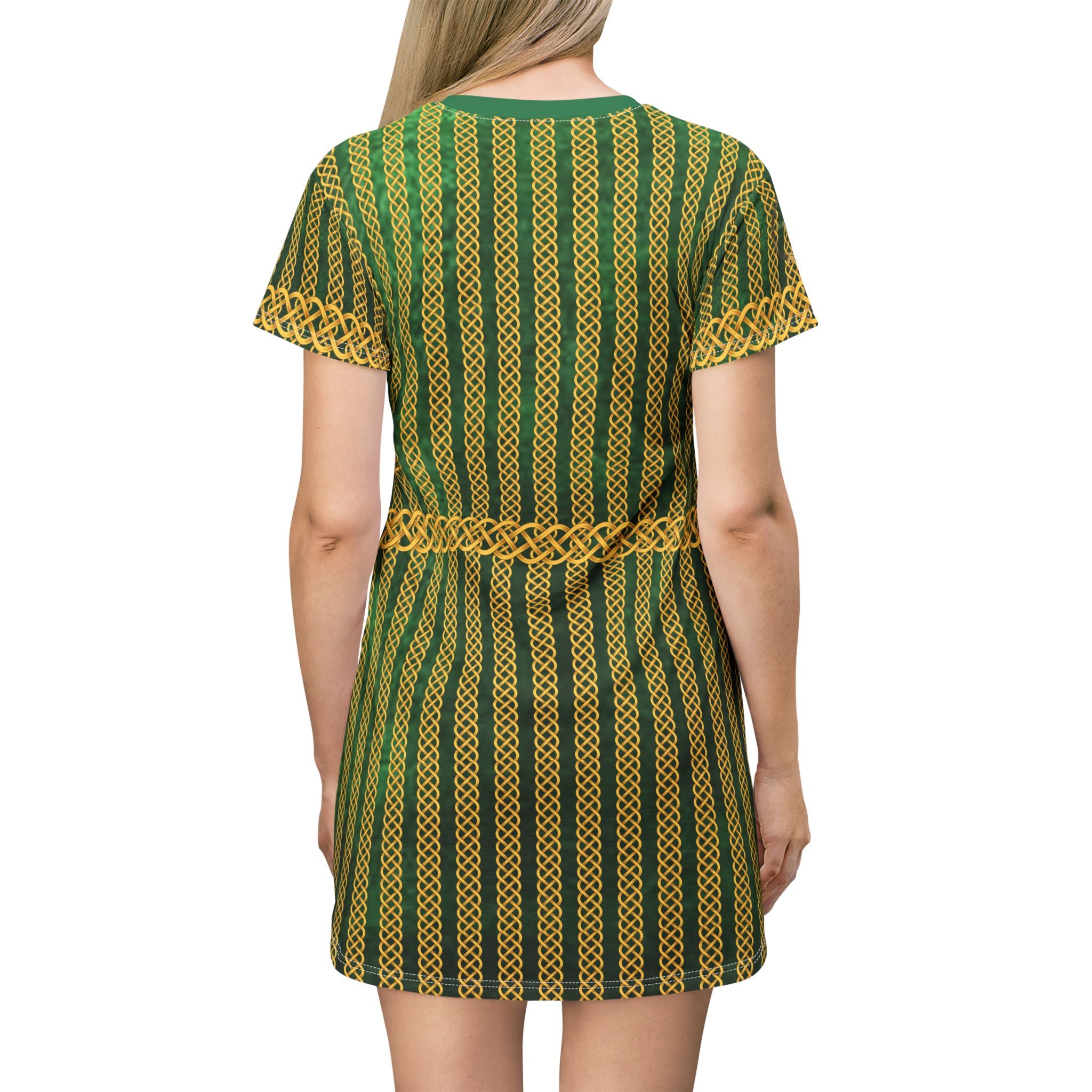 Fabled Fashion Celtic Knot Medieval fashion All Over Print T-Shirt Dress