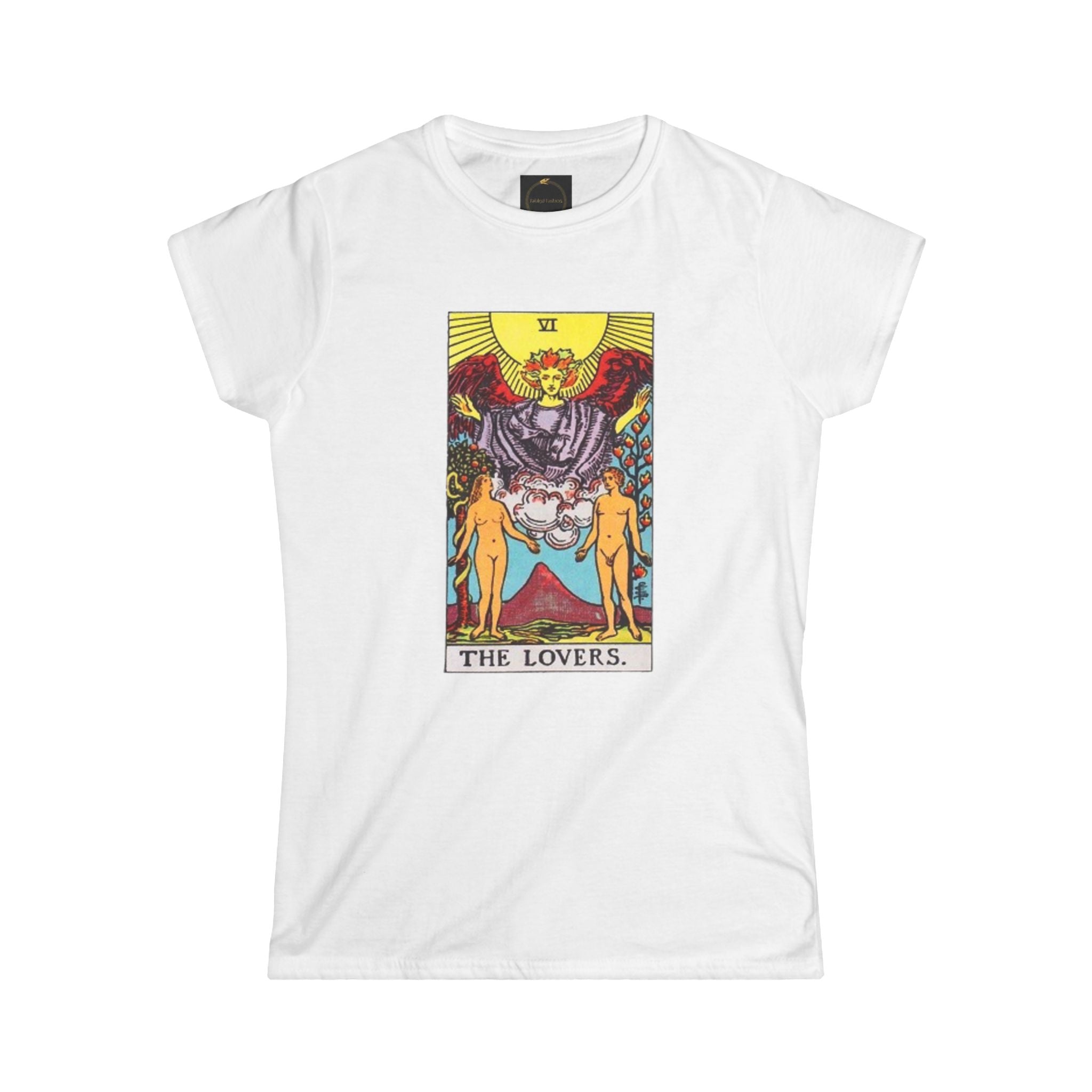 Women's Tee - Tarot Card The Lovers - Spirituality Shirt