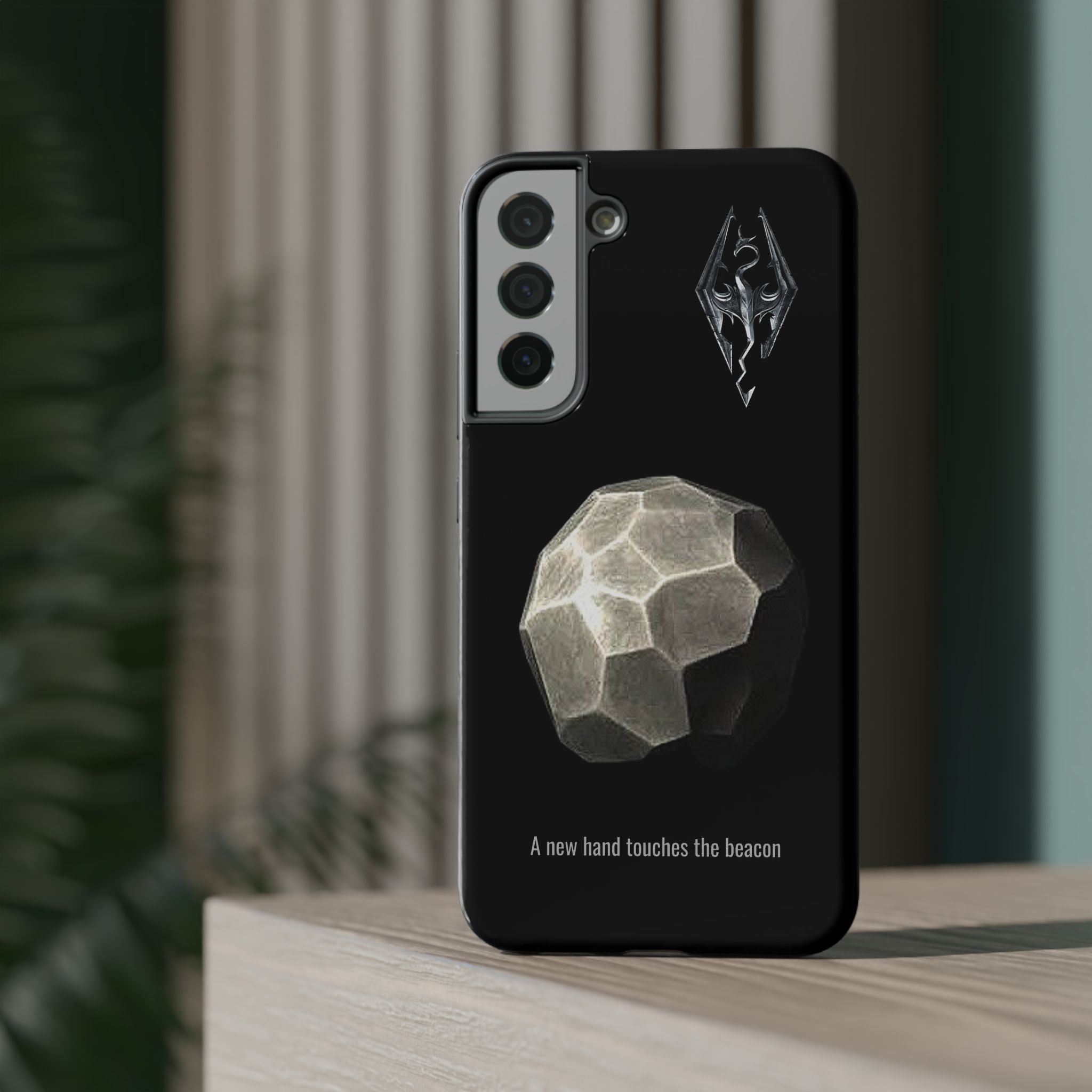 Dragonborn Meridias beacon, A new hand touches the beacon Impact-Resistant Cases
