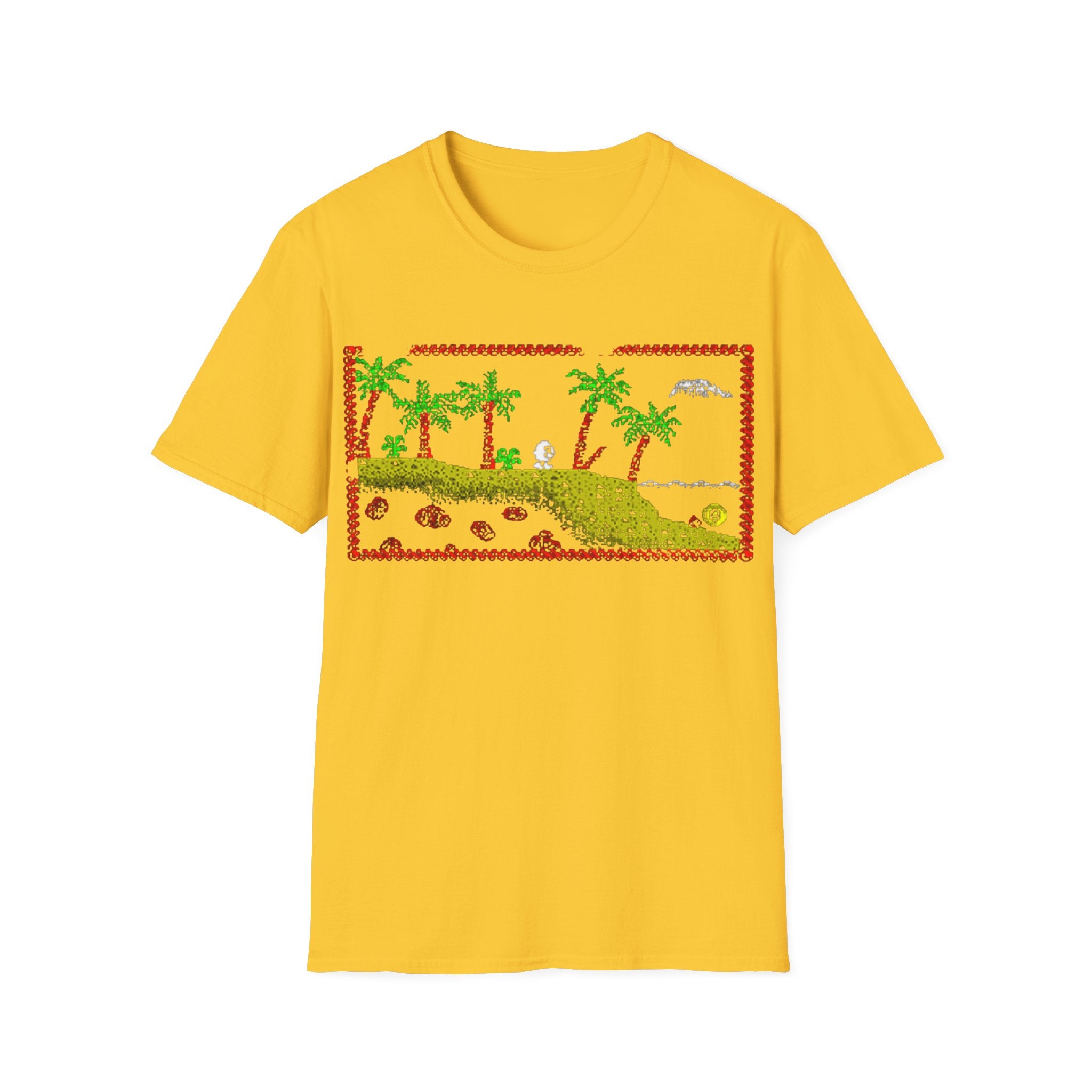 Dizzy Egg Retro Unisex Softstyle T-Shirt