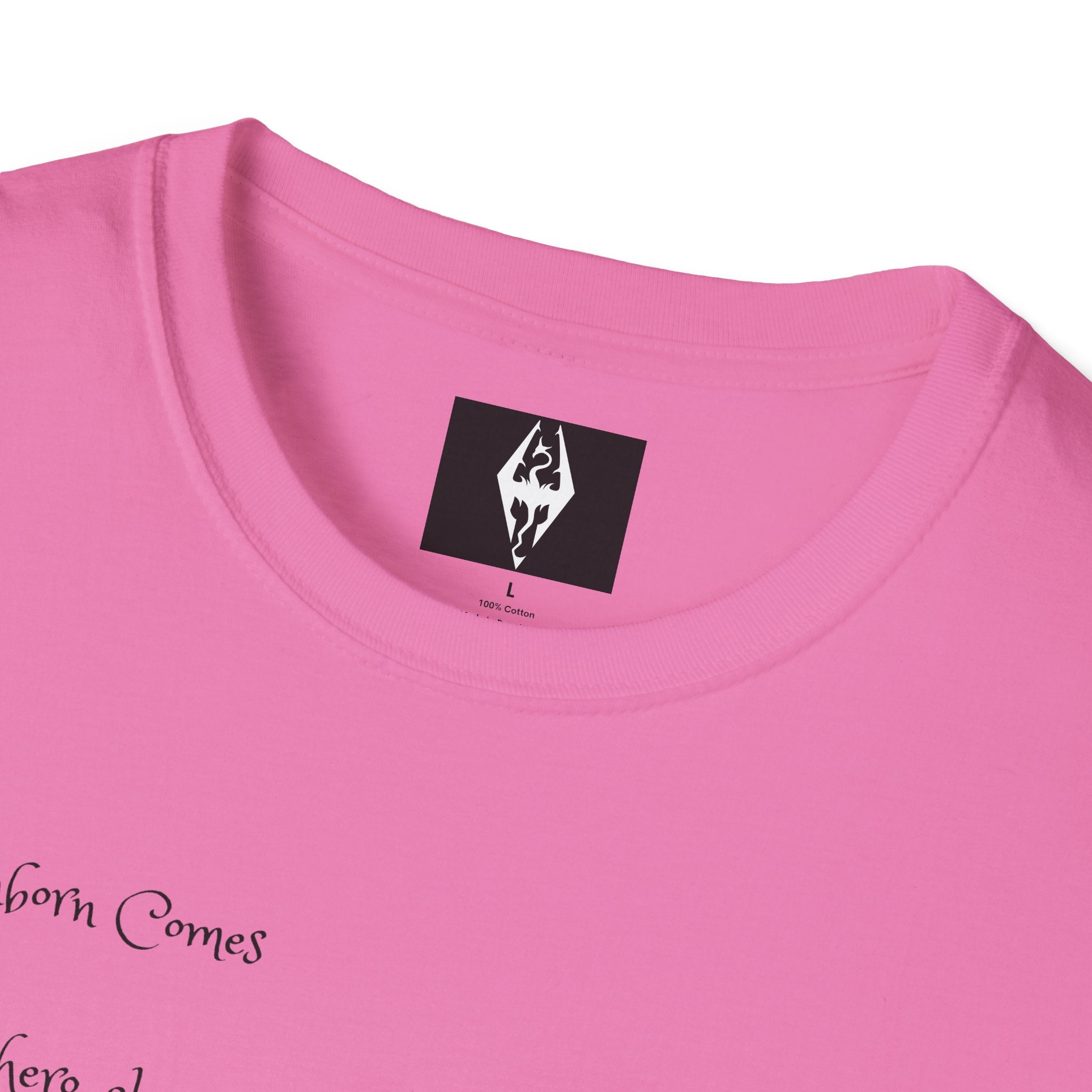 'The Dragonborn comes' Unisex Softstyle T-Shirt