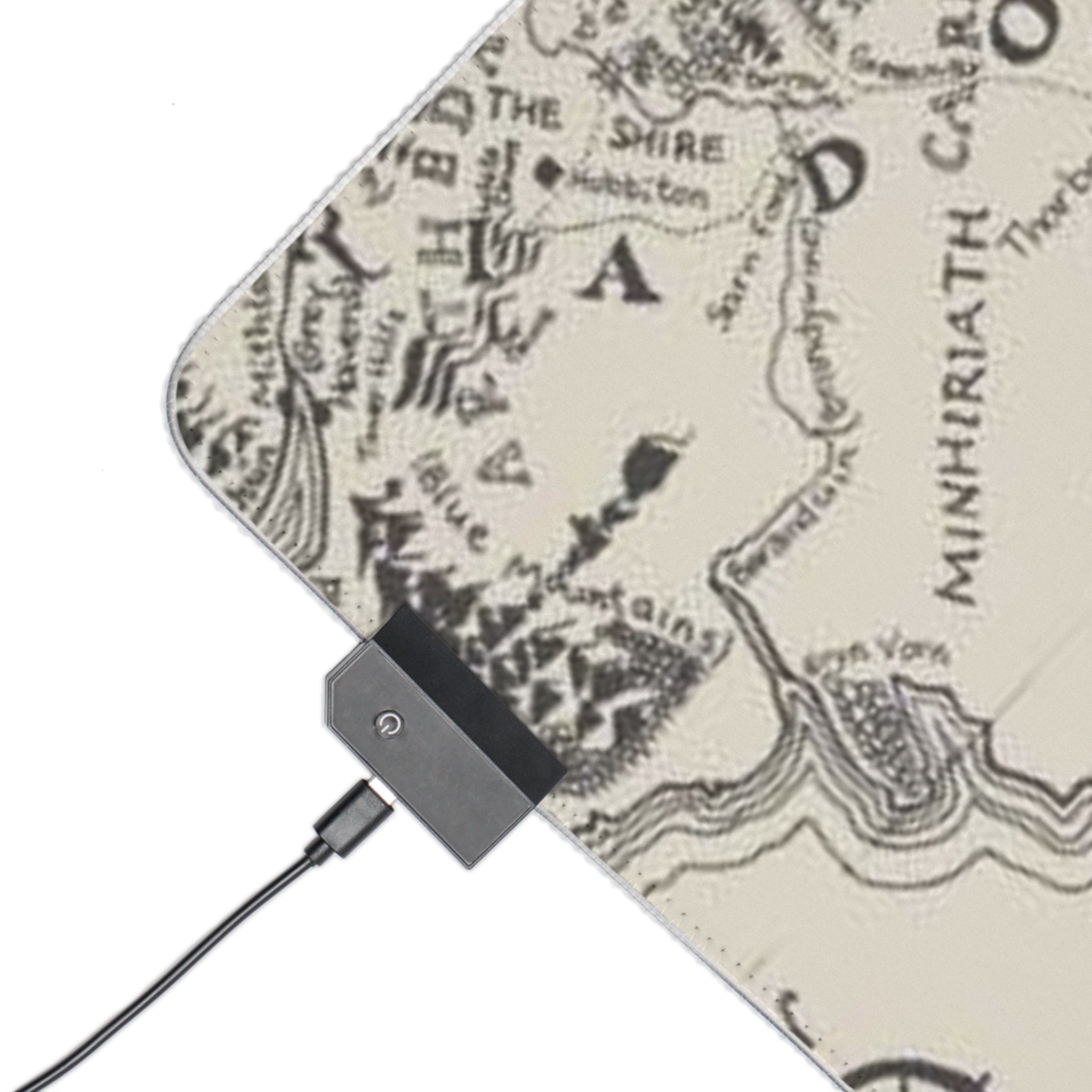 Lord of the rings inspired Middle Earth LED Gaming Mouse Pad