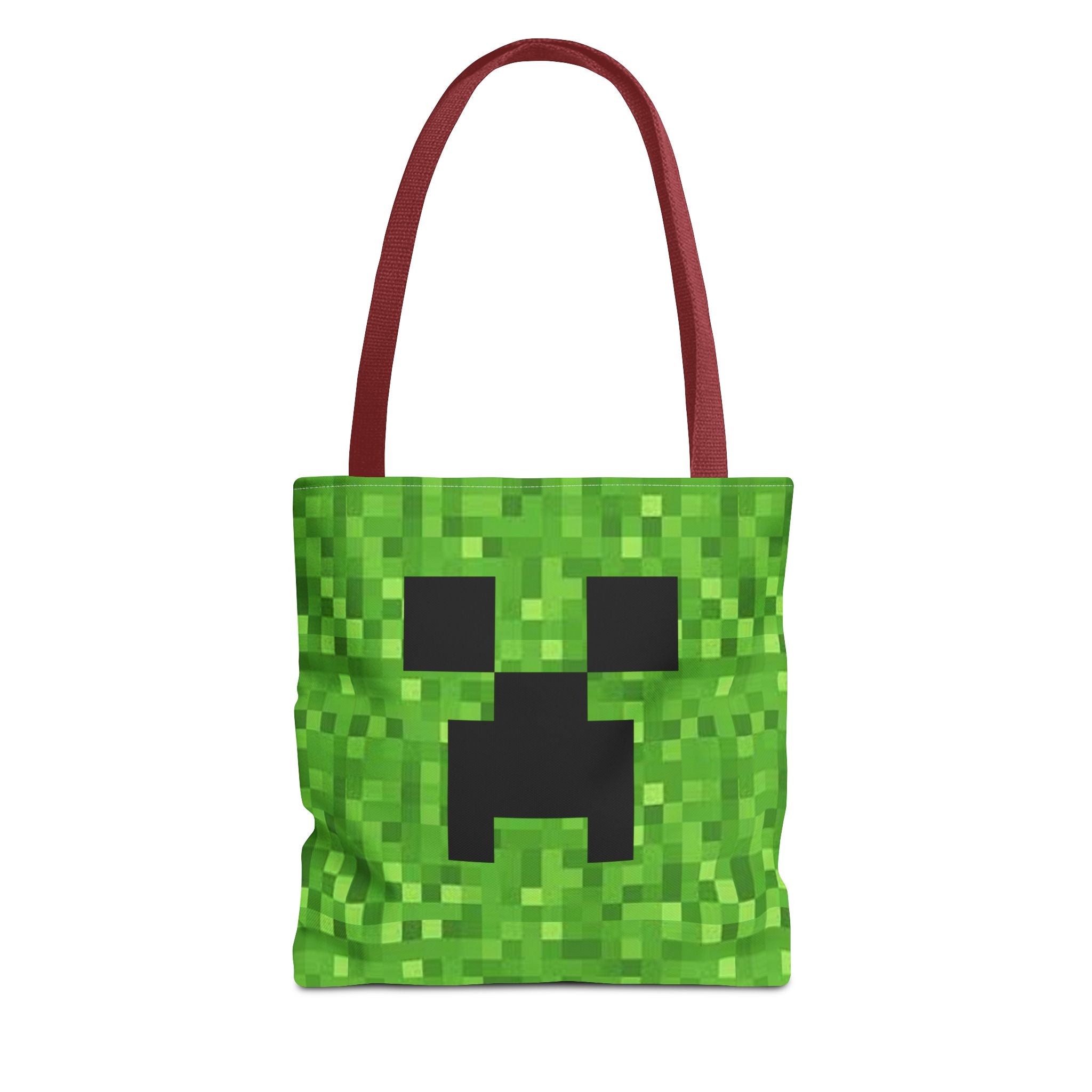 Minecraft Creeper inspired Tote Bag (AOP) Perfect for  Halloween